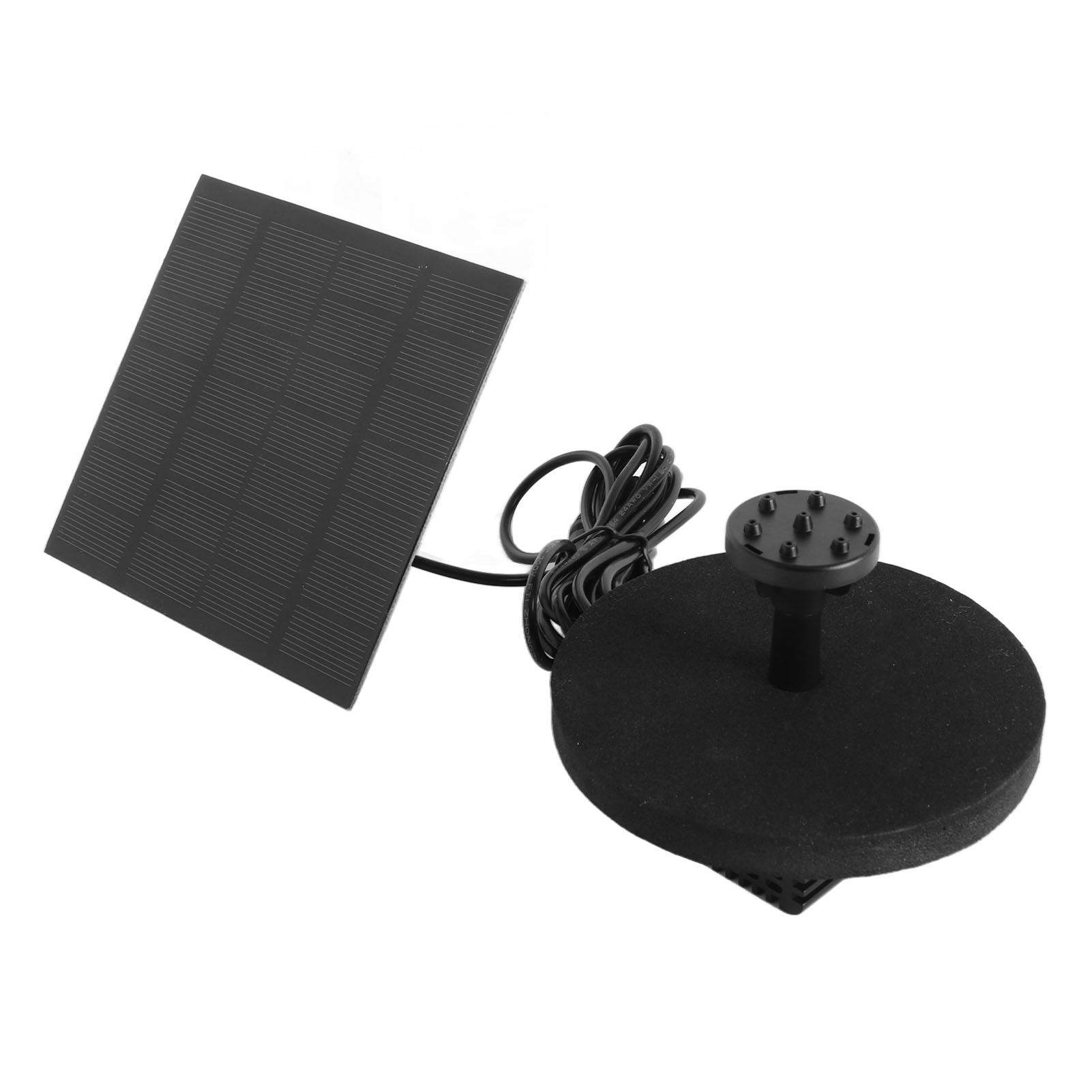 Solar Water Fountain Pump Outdoor Small Submersible Bird Bath Fountain Kit for Pond Garden Pool 120cm Lift - Image 2