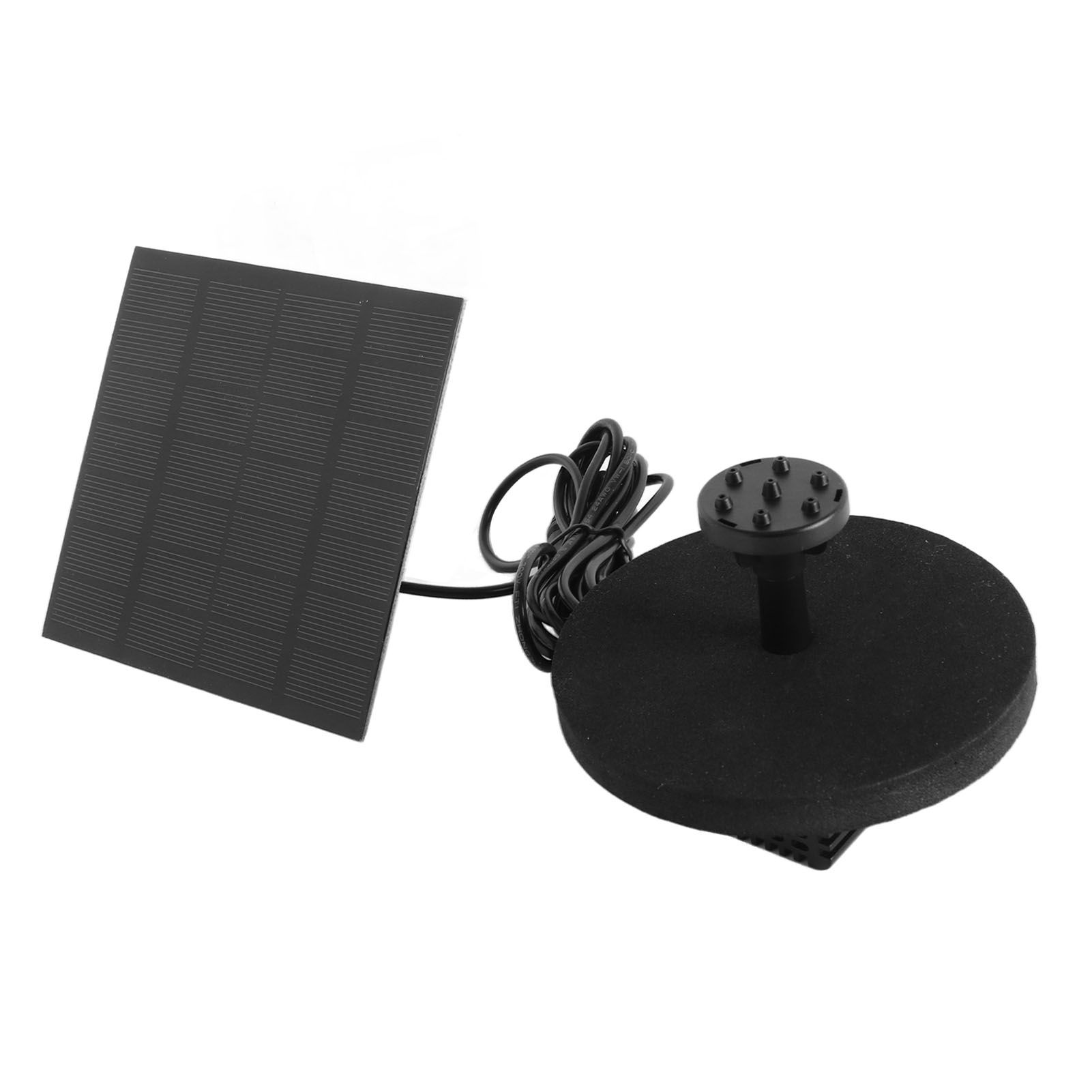 Solar Water Fountain Pump Outdoor Small Submersible Bird Bath Fountain Kit for Pond Garden Pool 120cm Lift - Image 5