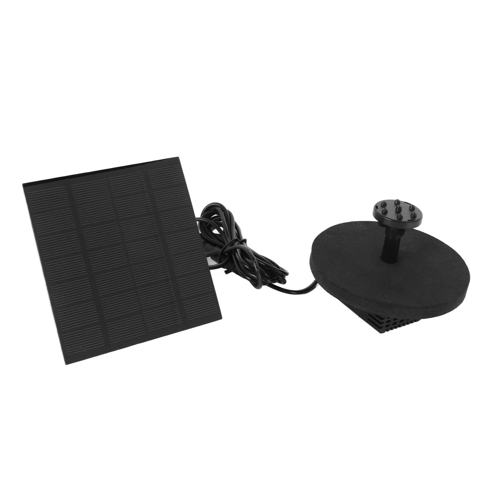 Solar Water Fountain Pump Outdoor Small Submersible Bird Bath Fountain Kit for Pond Garden Pool 120cm Lift - Image 7