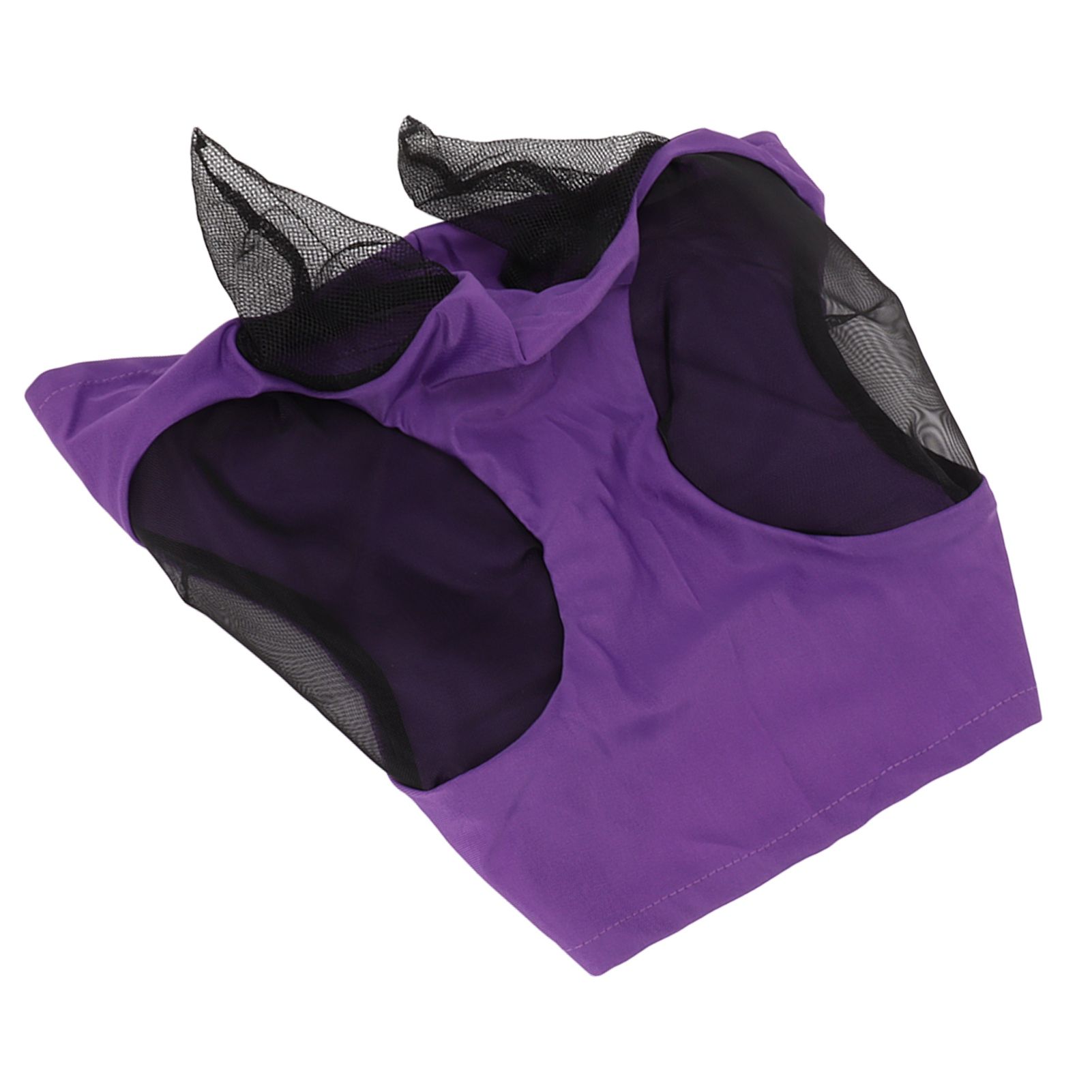 Horse Mesh Fly Mask Breathable Elastic Horse Face Mask with Ears Protection Riding Equestrian Equipment Purple - Image 6