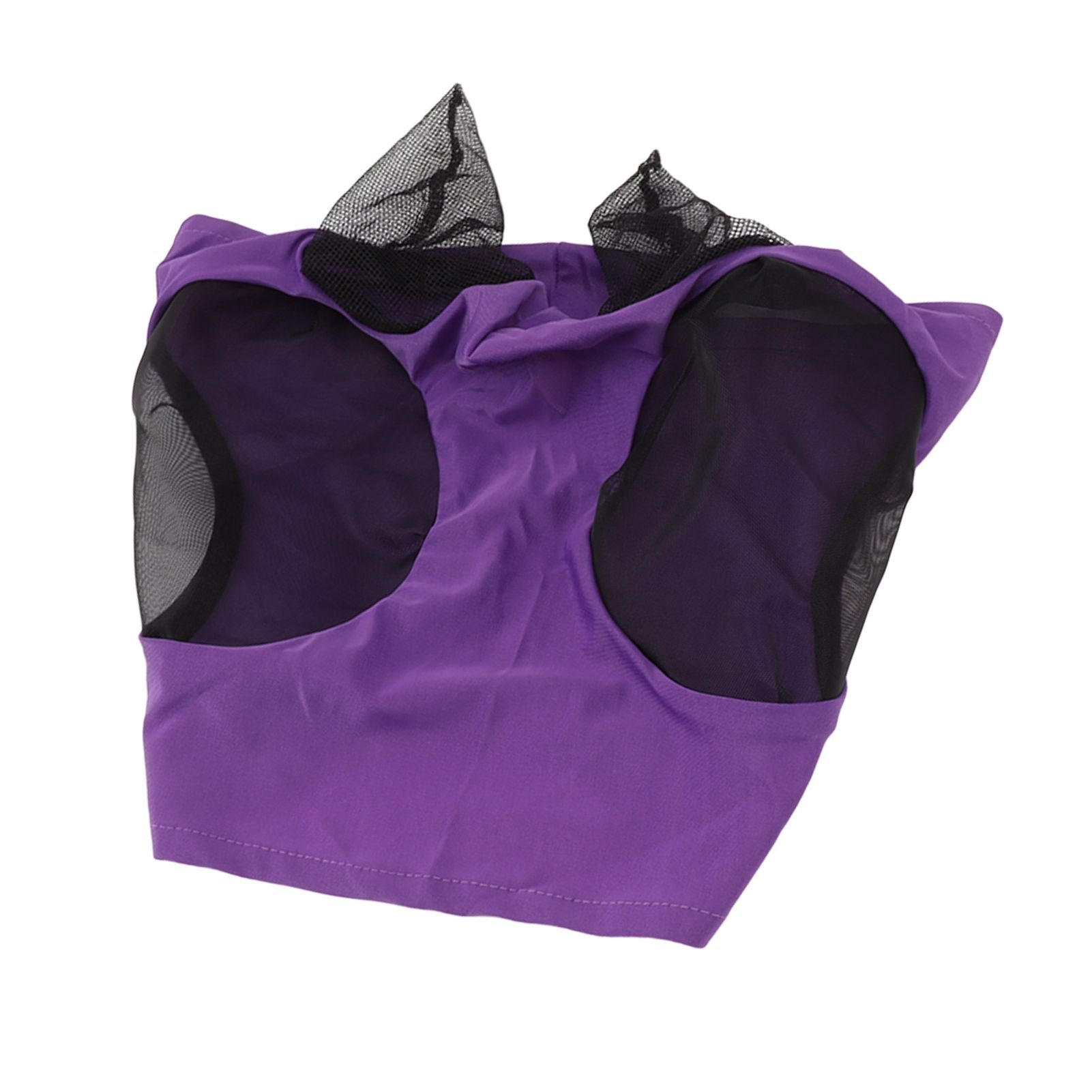Horse Mesh Fly Mask Breathable Elastic Horse Face Mask with Ears Protection Riding Equestrian Equipment Purple - Image 7