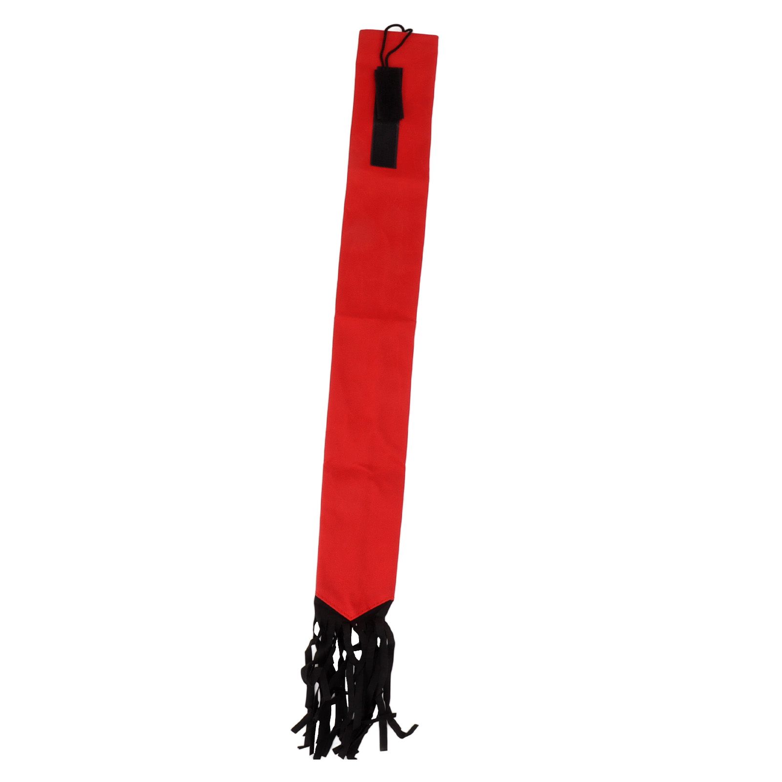 Horse Tail Protection Bag Non Woven Fabric Horsetail Guard with Fringe Hook and Loop Design Red - Image 2