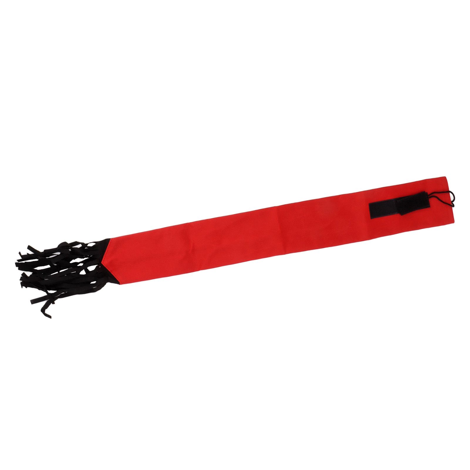 Horse Tail Protection Bag Non Woven Fabric Horsetail Guard with Fringe Hook and Loop Design Red - Image 3