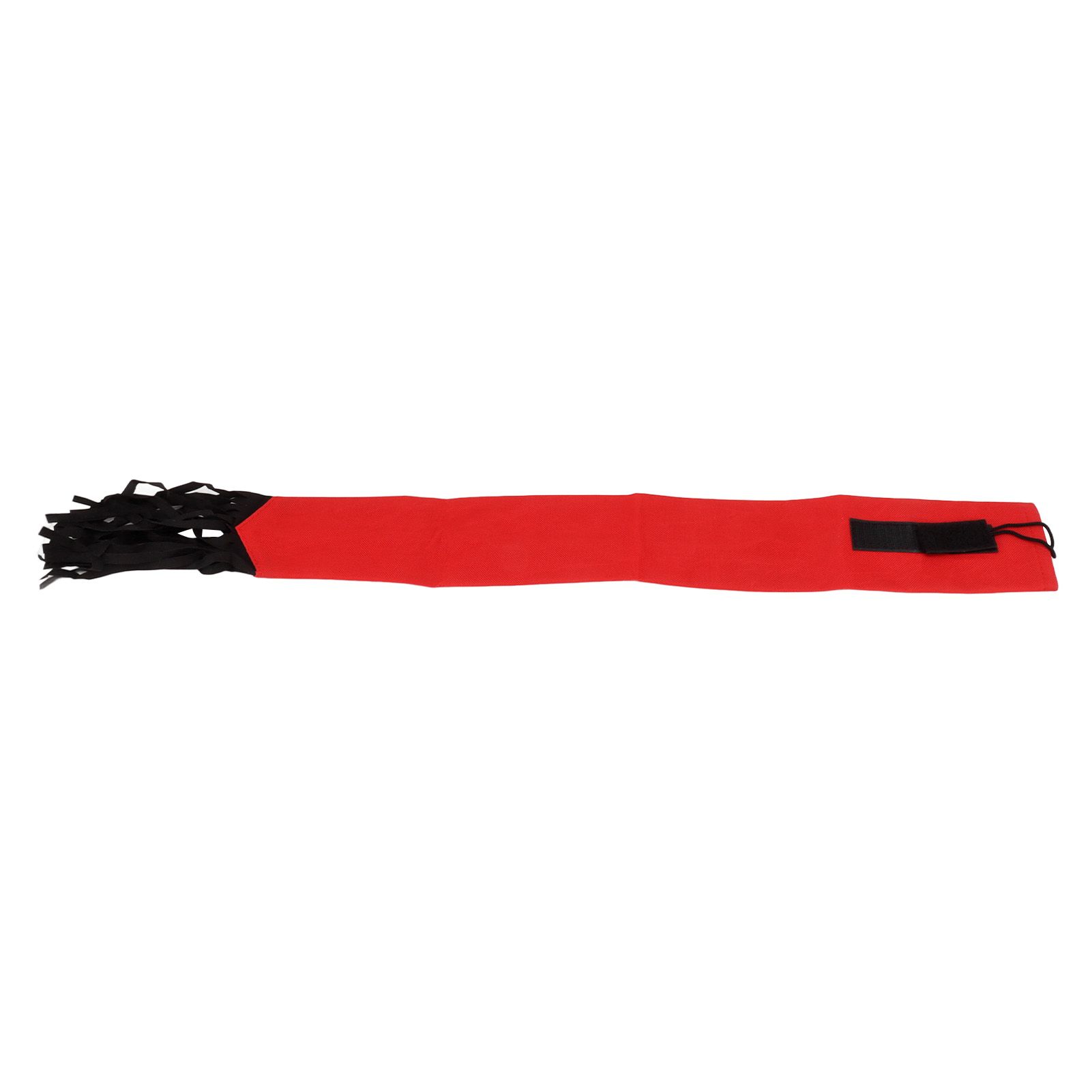 Horse Tail Protection Bag Non Woven Fabric Horsetail Guard with Fringe Hook and Loop Design Red - Image 5