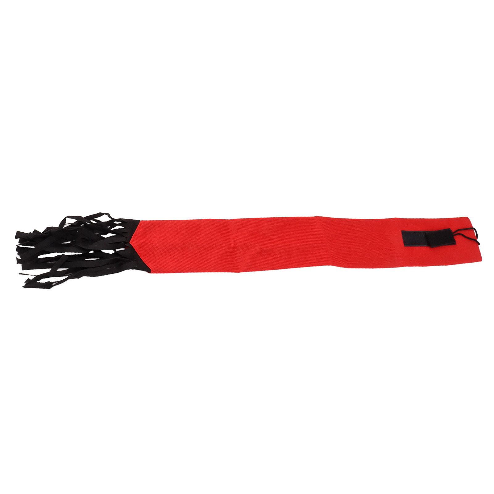 Horse Tail Protection Bag Non Woven Fabric Horsetail Guard with Fringe Hook and Loop Design Red - Image 6