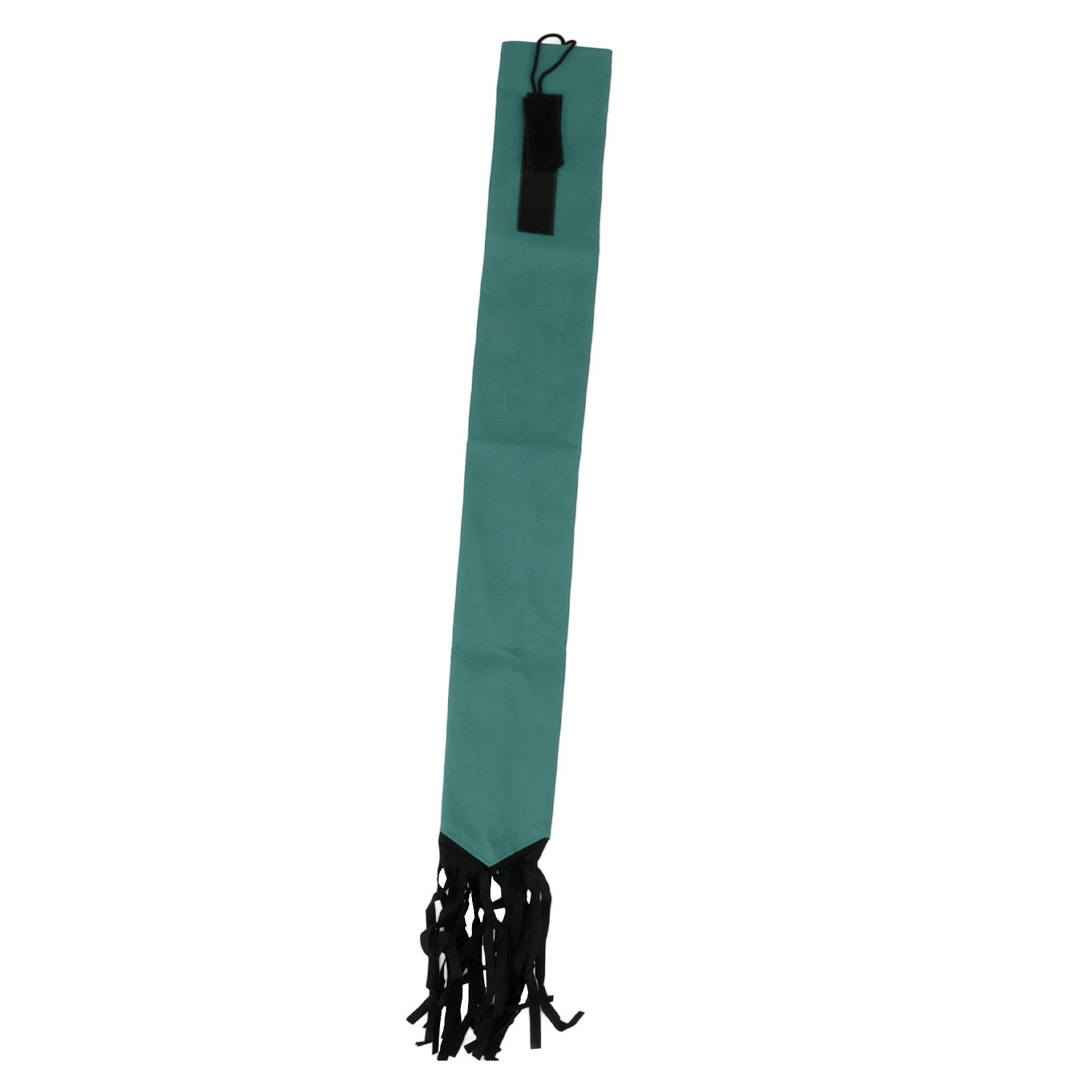 Horse Tail Protection Bag Non Woven Fabric Horsetail Guard with Fringe Hook and Loop Design Green - Image 2