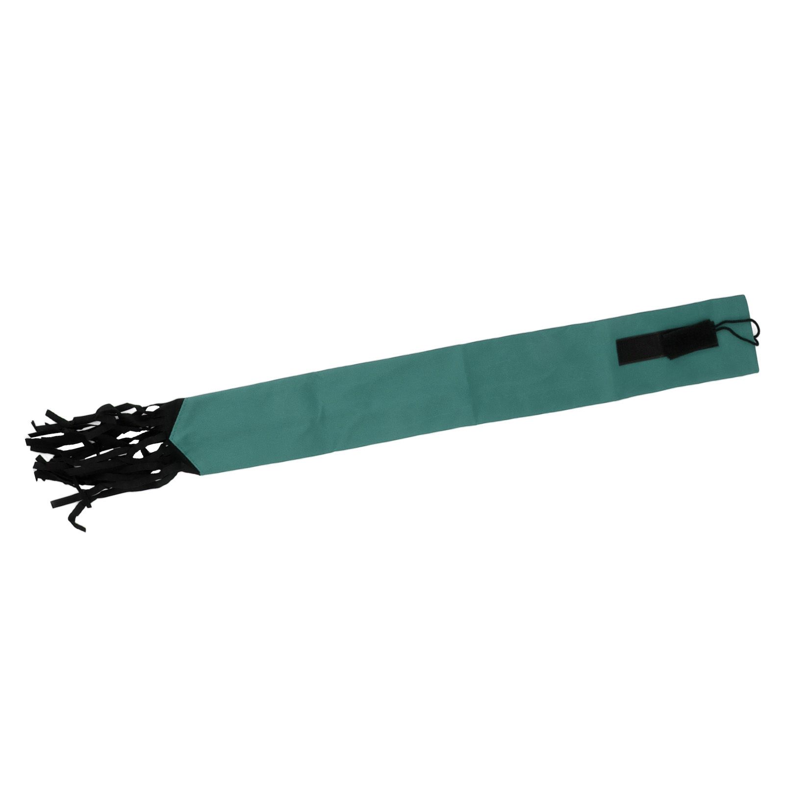 Horse Tail Protection Bag Non Woven Fabric Horsetail Guard with Fringe Hook and Loop Design Green - Image 3