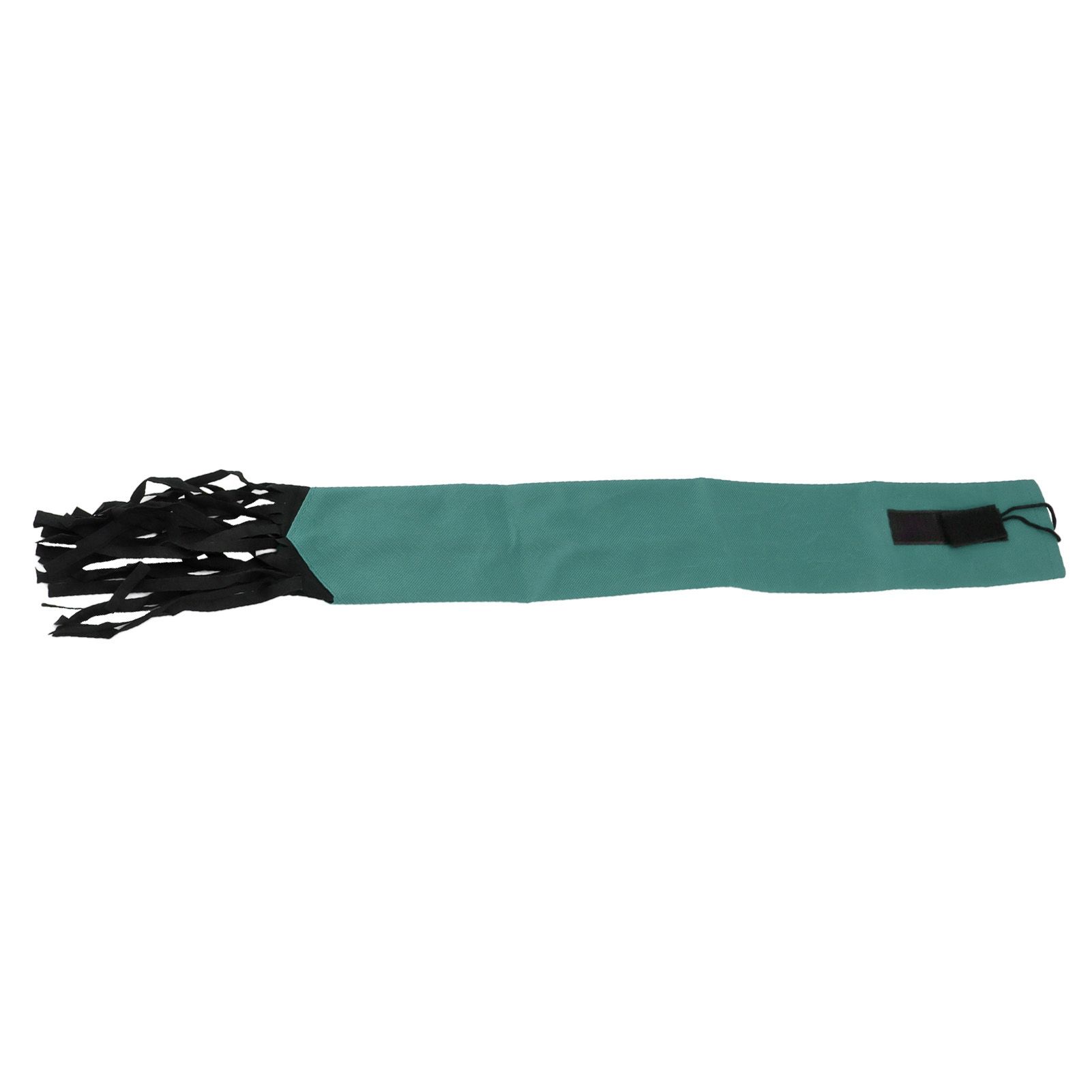 Horse Tail Protection Bag Non Woven Fabric Horsetail Guard with Fringe Hook and Loop Design Green - Image 6