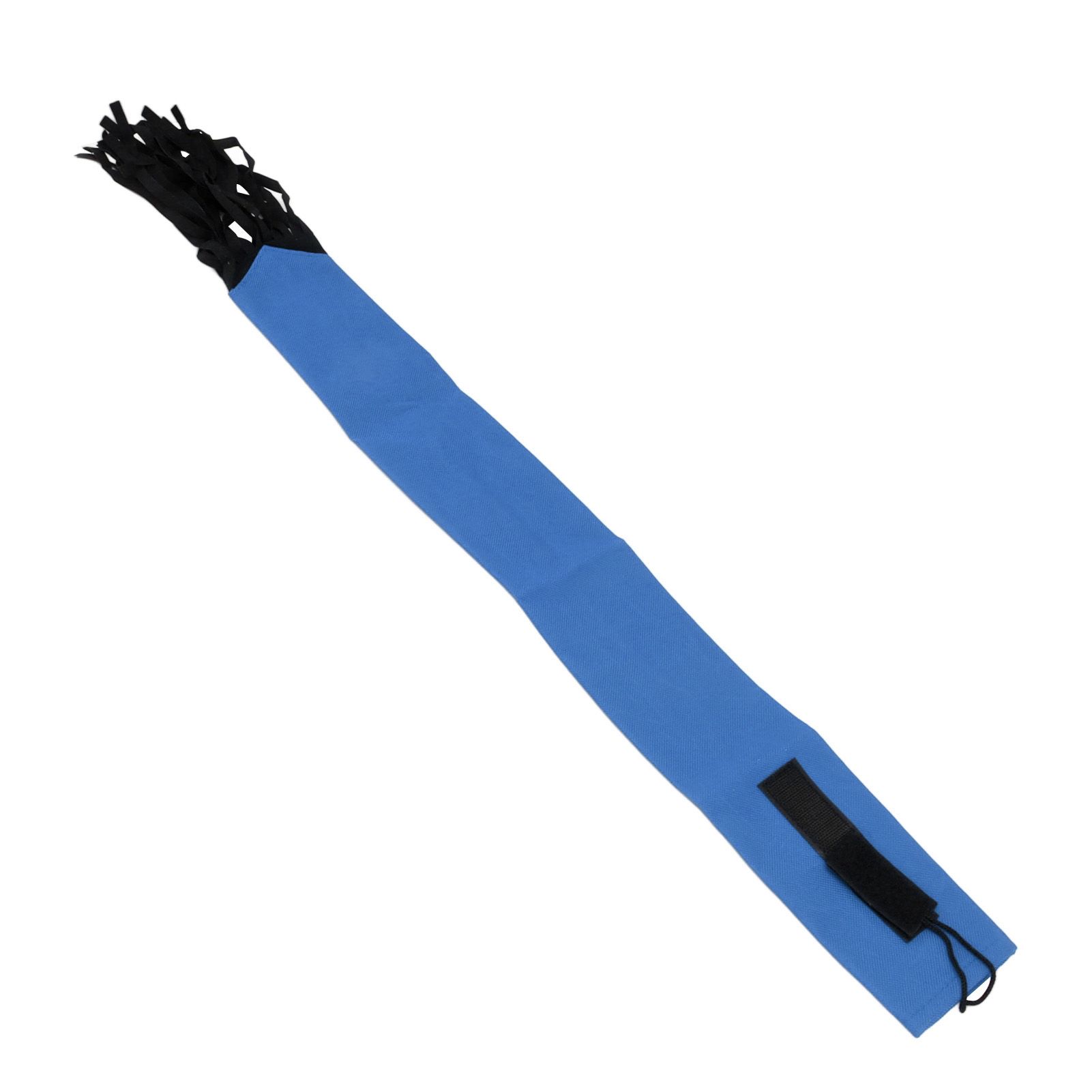 Horse Tail Protection Bag Non Woven Fabric Horsetail Guard with Fringe Hook and Loop Design Blue - Image 4