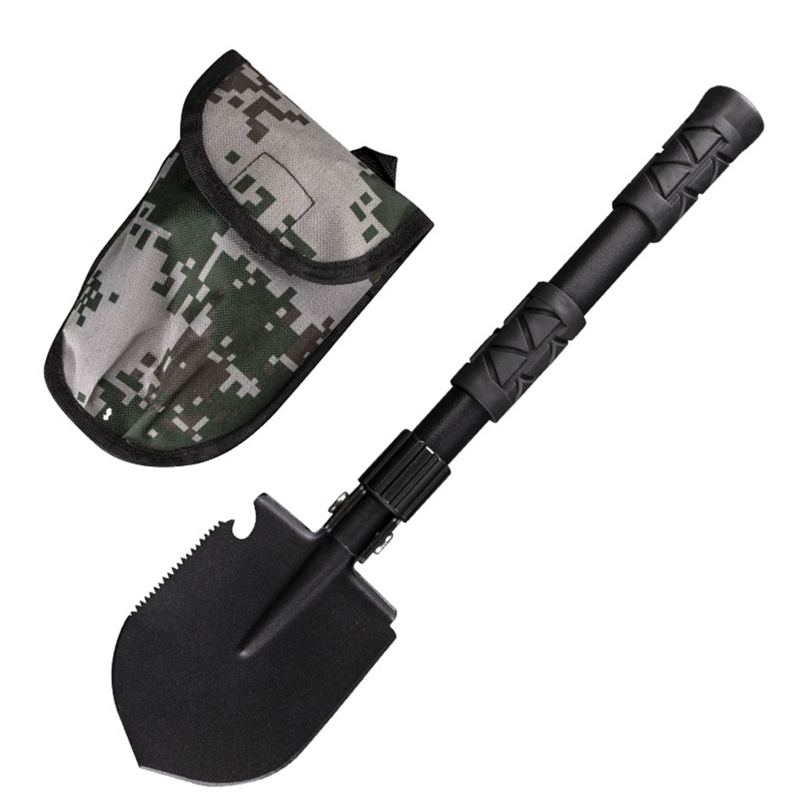 Folding Camping Shovel Alloy Steel Firefighting Shovel Entrenching Trowel Tool For Outdoor - Image 1