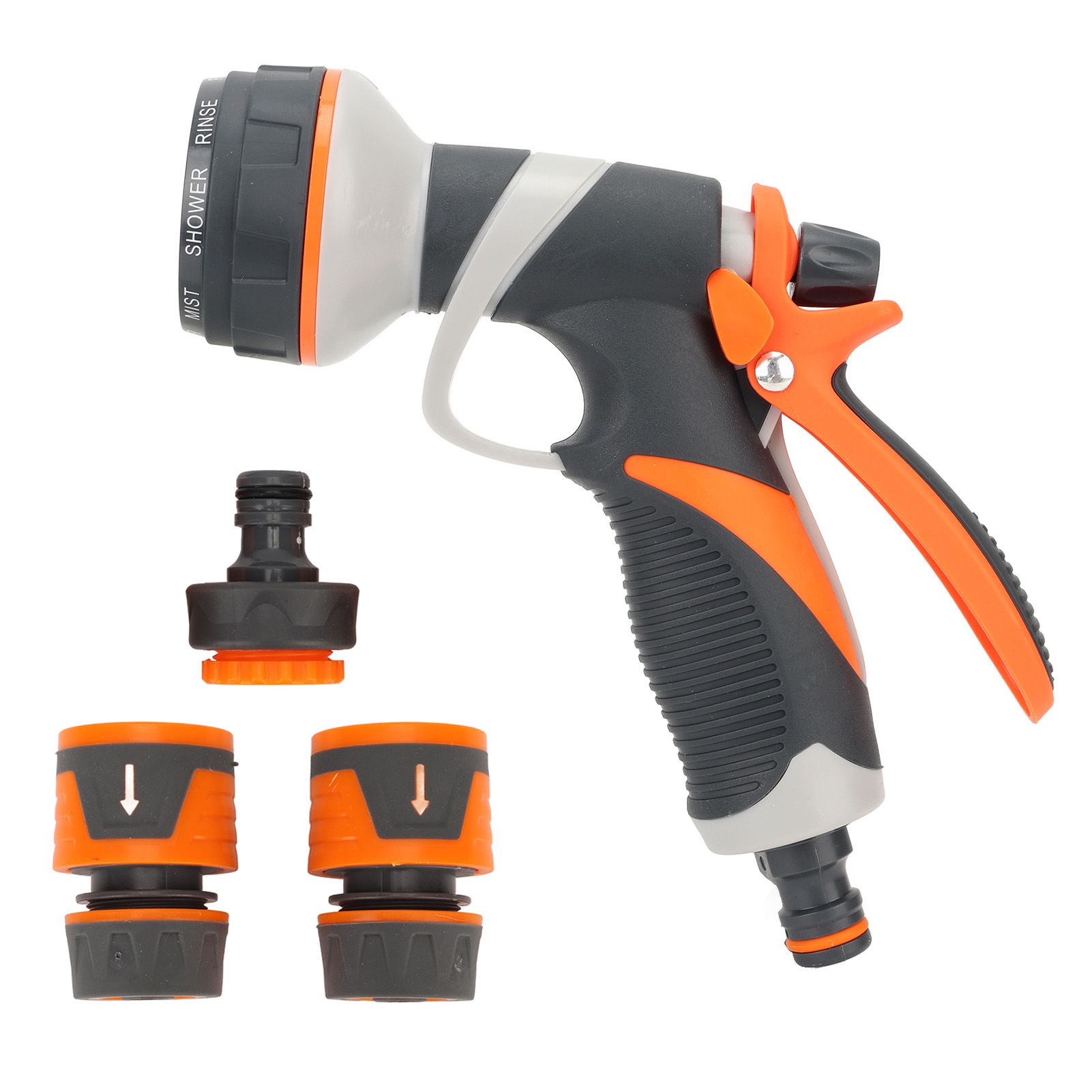 4Pcs Garden Hose Nozzle Sprayer High Pressure Water Gun with G1/2 Adapter for Plants Vegetables Watering Car Pet Washing - Image 1