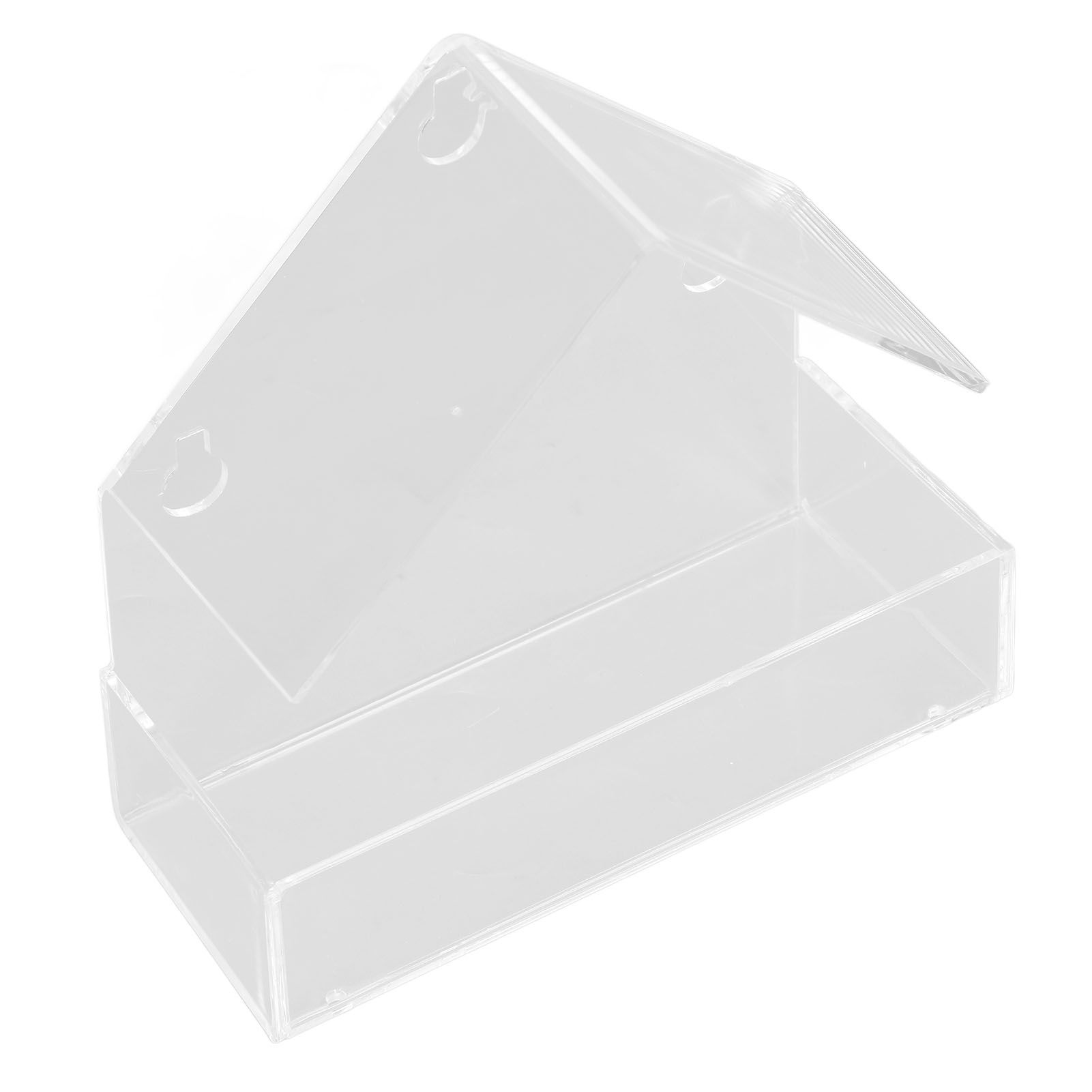 Window Bird Feeder with Suction Cup Window Acrylic Bird Feeding House Tray for Farm Garden - Image 4