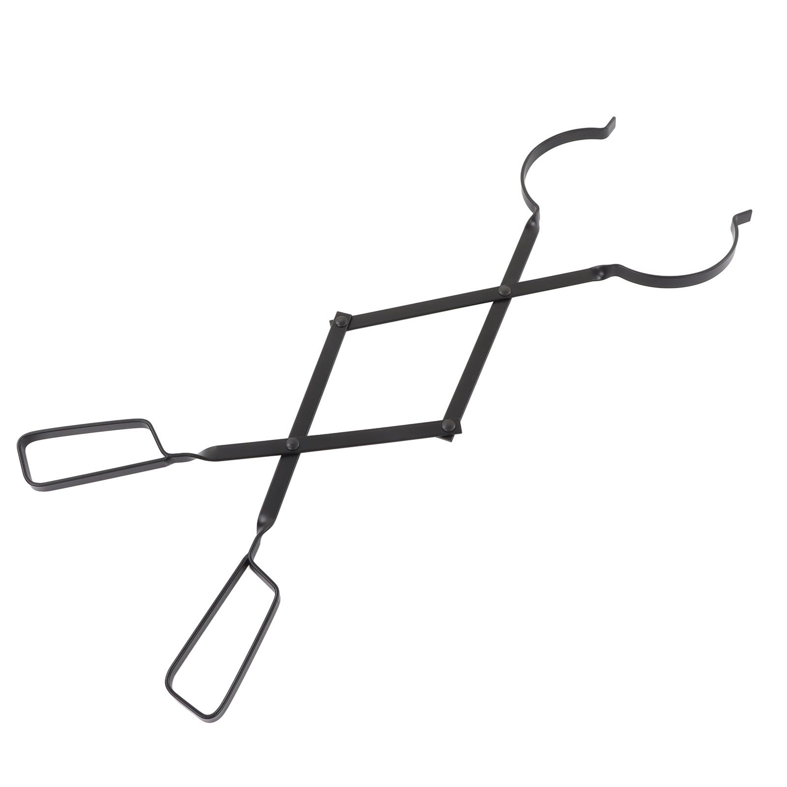 Fireplace Tong Iron Campfire Firewood Tong Log Grabber with Enlarging Clamp for Indoor Outdoor - Image 6