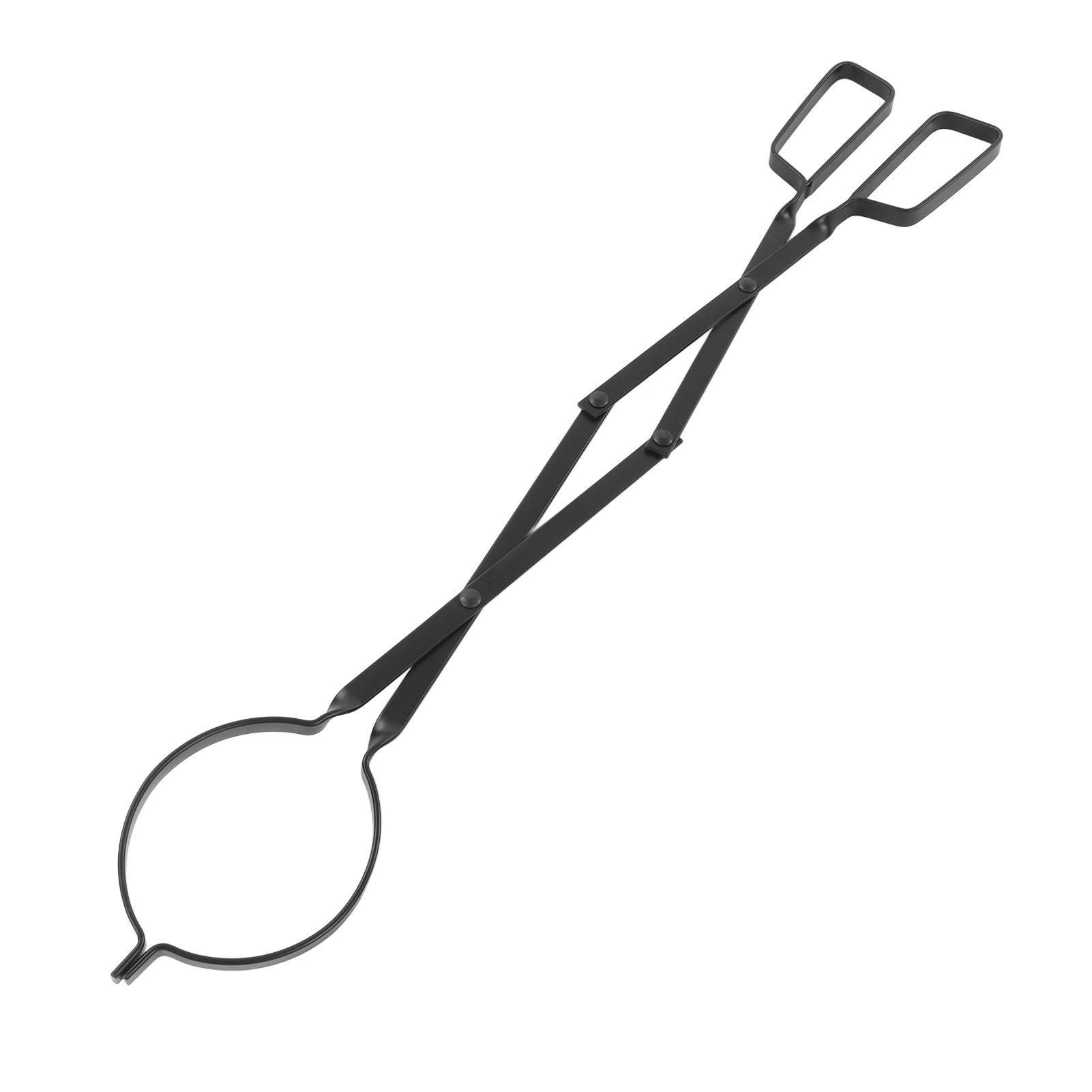 Fireplace Tong Iron Campfire Firewood Tong Log Grabber with Enlarging Clamp for Indoor Outdoor - Image 7