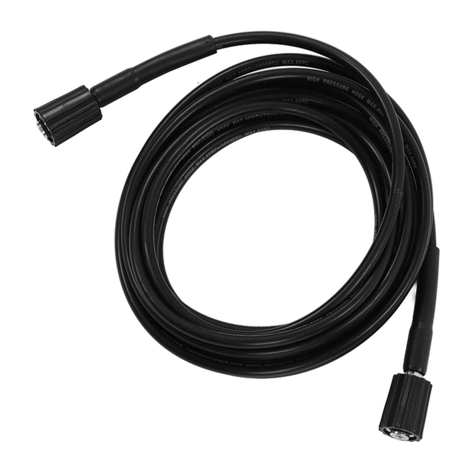 9m High Pressure Washer Hose Car Wash Hose Explosion Proof PVC Rubber Water Cleaning Extension Pipe 2 End M22 Insert 15MM - Image 2