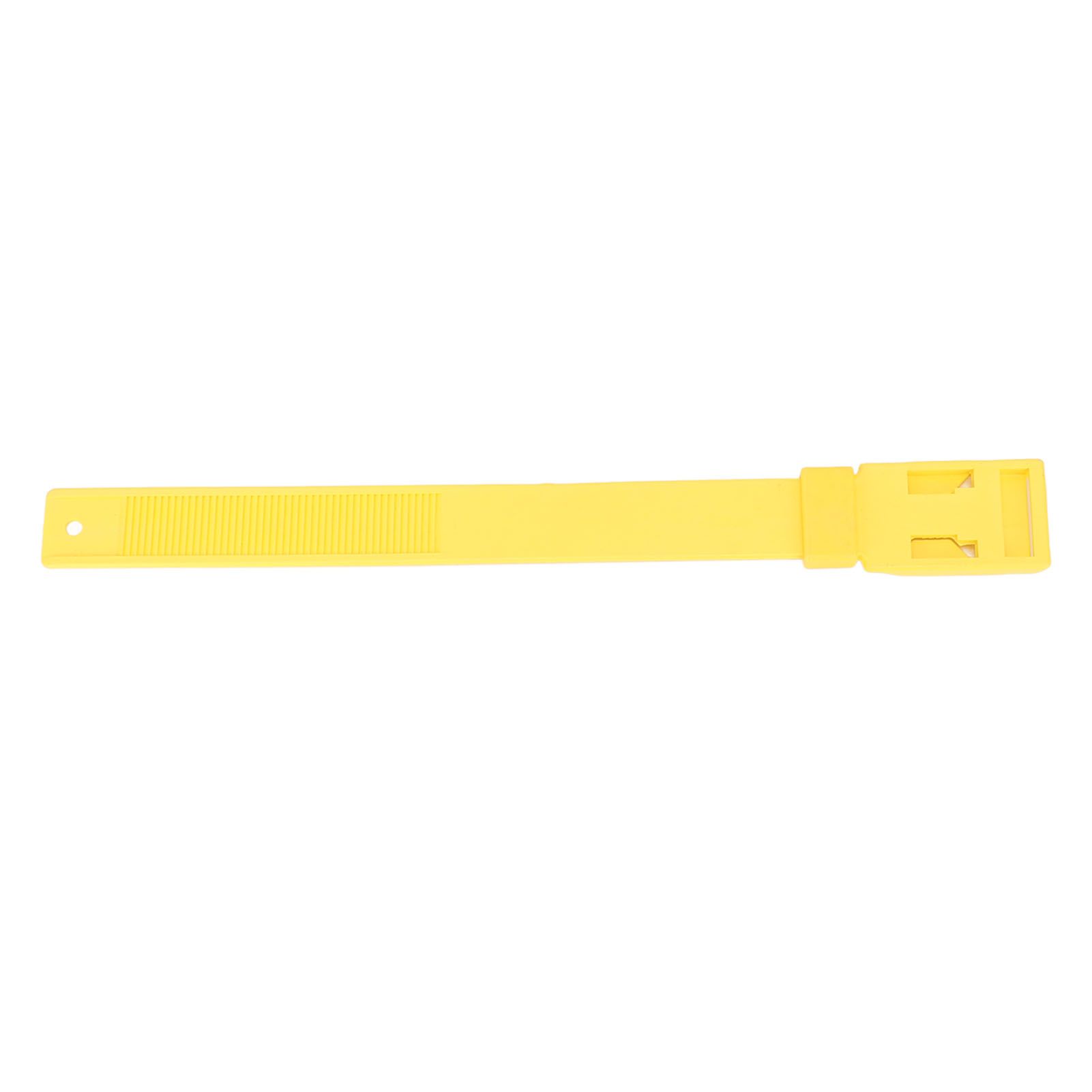 10Pcs Goat Collar Sheep Identification Bands Livestock Marking Ring Farming Equipment 36cm Yellow - Image 7