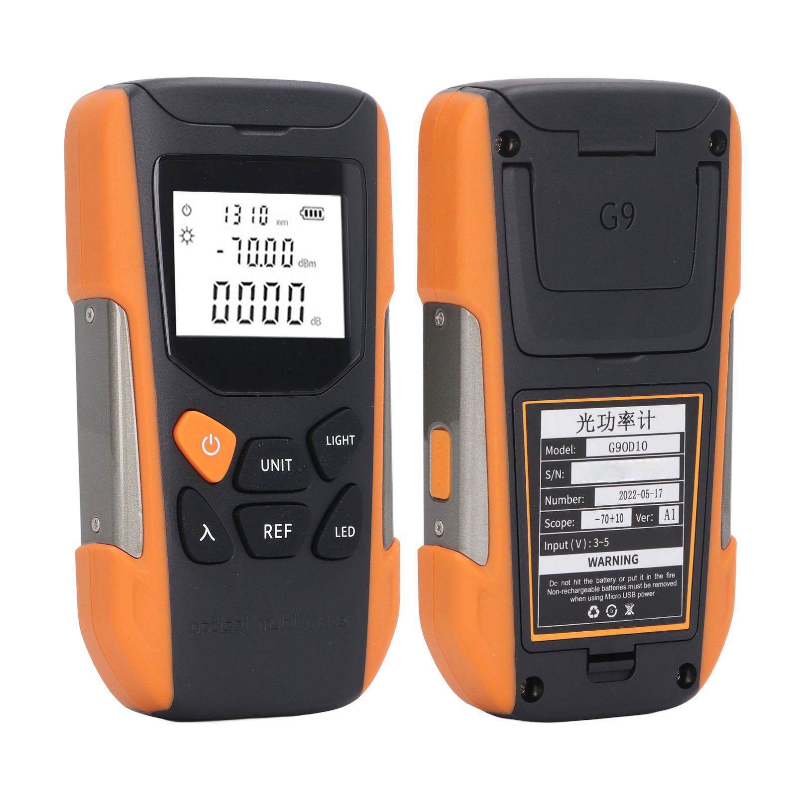Fiber Optic Cable Tester Portable Optical Fiber Power Meter 30 Km Optical Attenuation Tester Power Meter - Image 8
