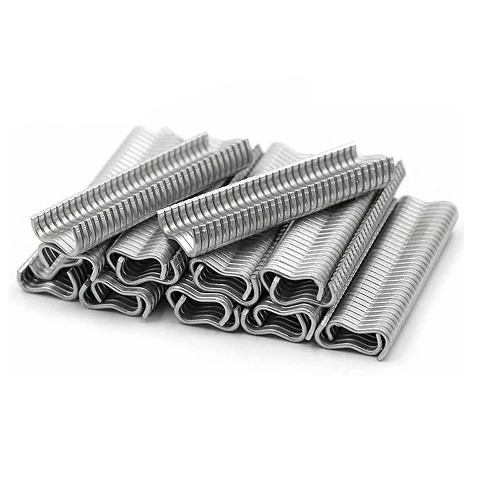2400Pcs Animal Cages Installation M Shape Nails Metal Chicken Coop Wire Clip Buckles Type M Nails - Image 1