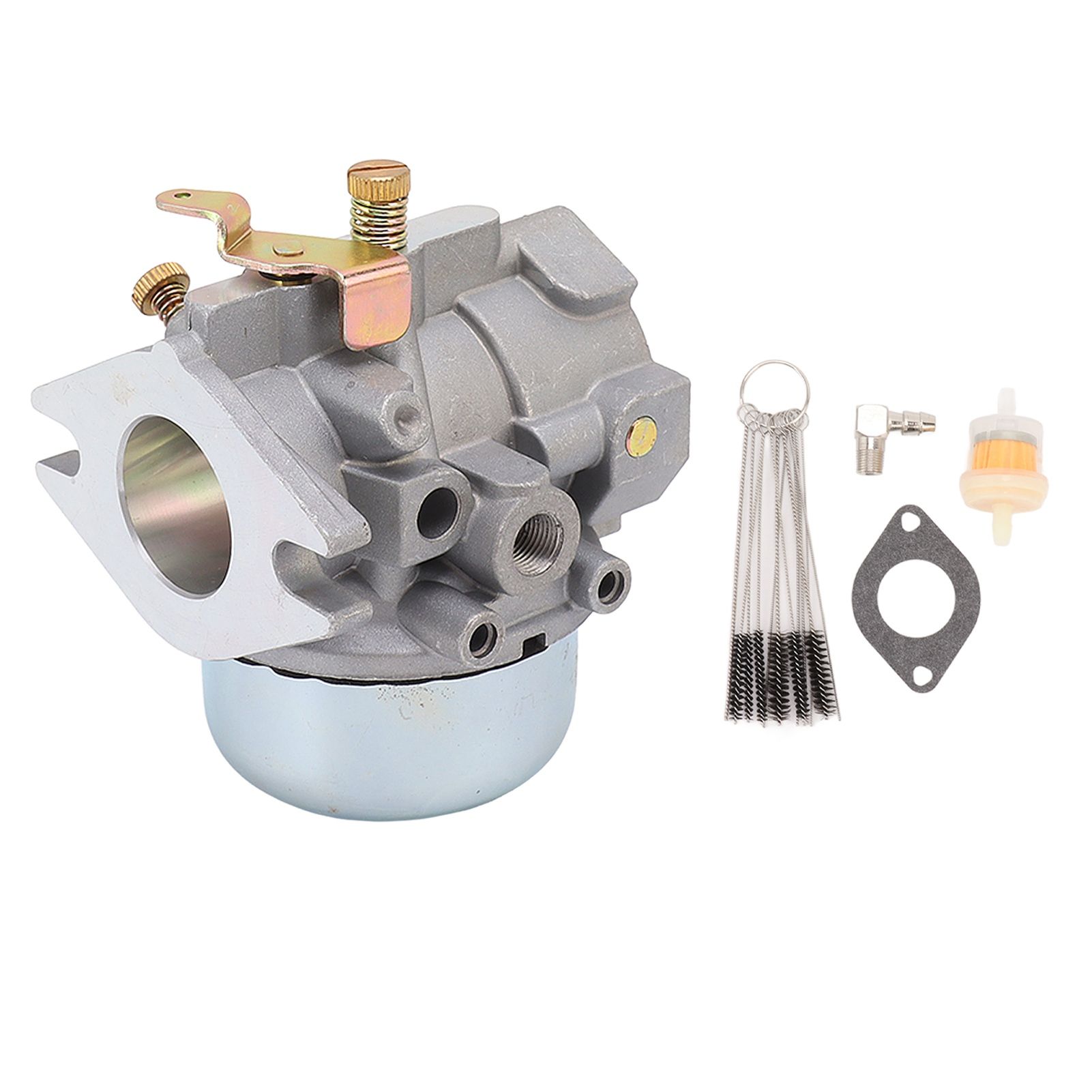 Carburetor with Gasket Steel Brush Kit for Kohler Magnum M18 M20 MV18 MV20 KT17 KT19 Lawnmower 5205309 5205318 5205328 - Image 1