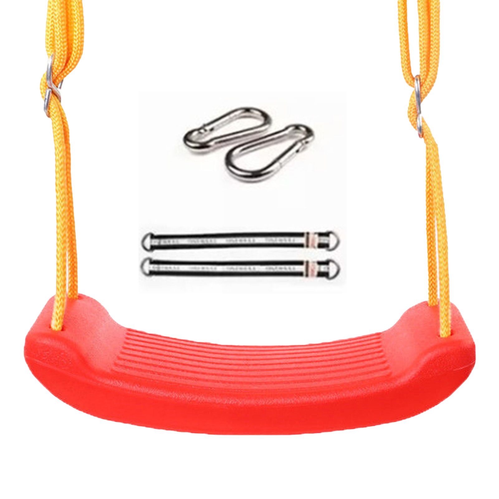 Swing Seat Anti Skid Buckle Adjustable Tear Resistant Rope Children Seat Swing for Park Outdoor Red - Image 1