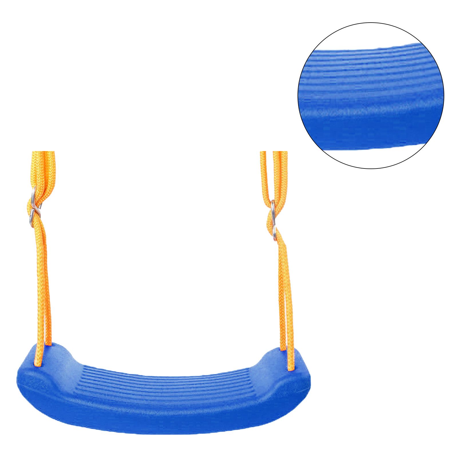 Swing Seat Anti Skid Buckle Adjustable Tear Resistant Rope Children Seat Swing for Park Outdoor Blue - Image 5