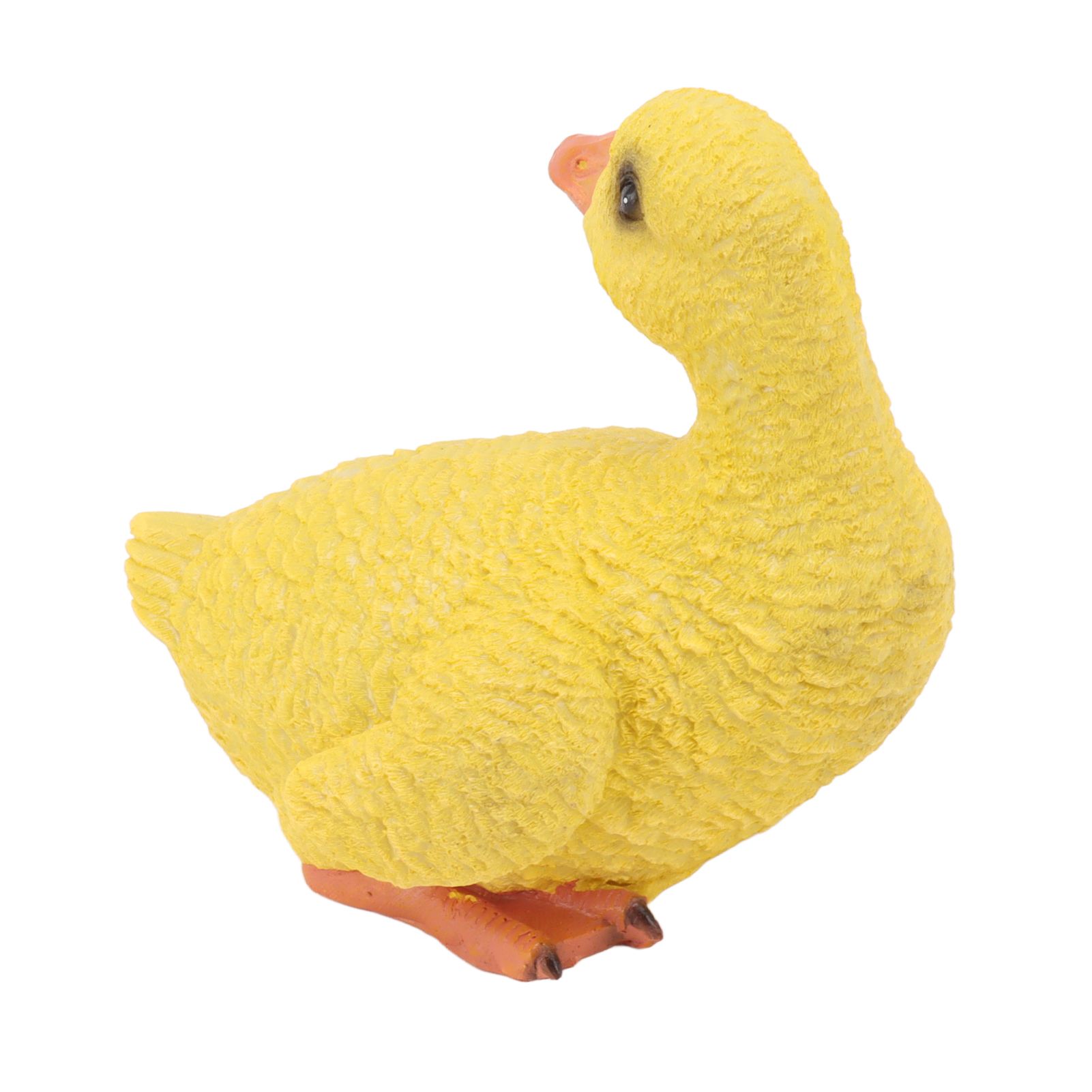 Duck Ornament Resin Weather Resistant Cute Vivid Expression Duck Statues Sculpture for Garden Yard Pond Yellow - Image 8