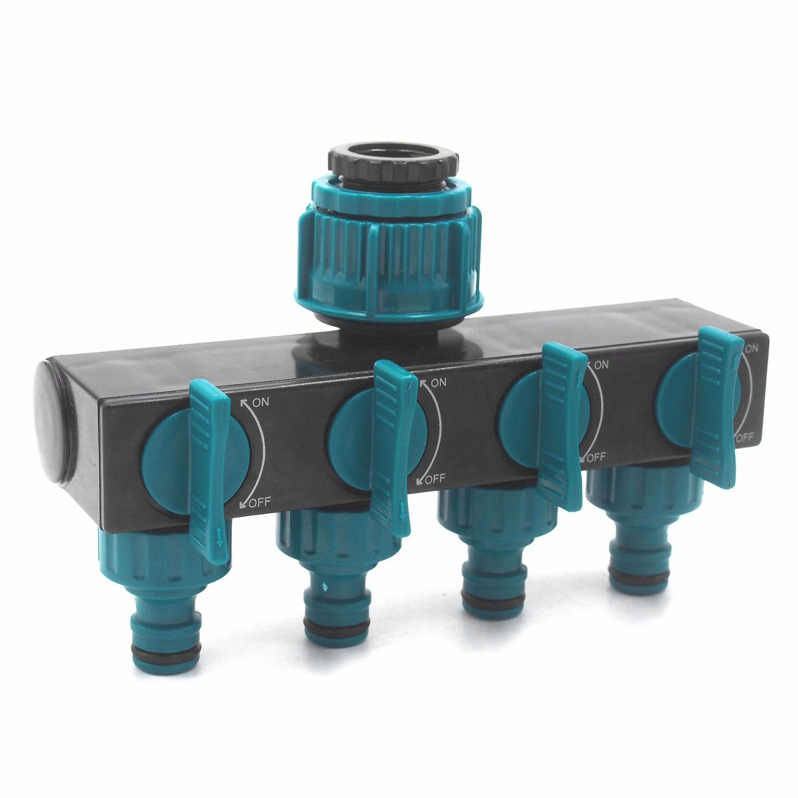 4 Way Water Splitter Garden Irrigation Watering Adapter Hose Connector for Garden Watering Lawn Maintenance European Faucet - Image 1