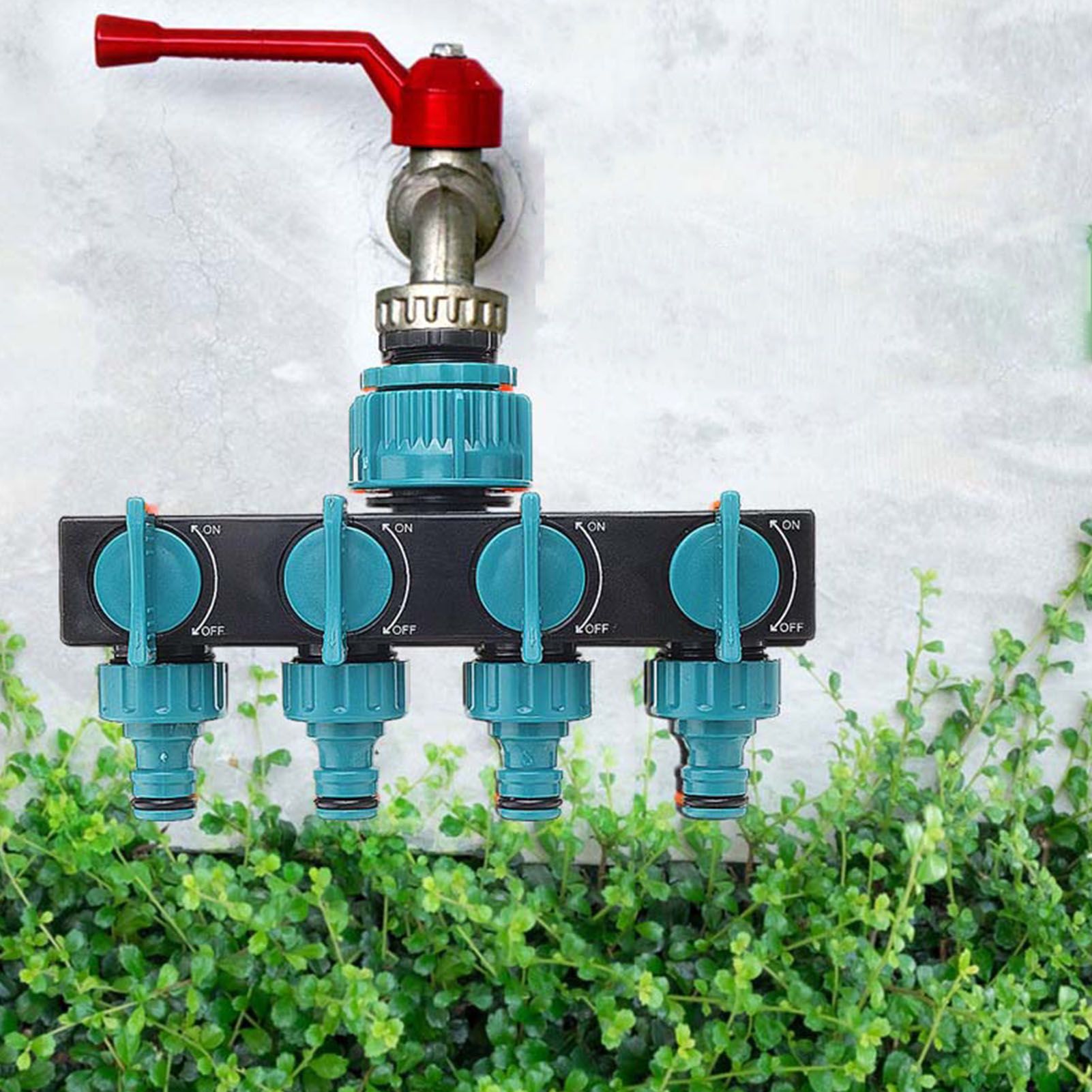 4 Way Water Splitter Garden Irrigation Watering Adapter Hose Connector for Garden Watering Lawn Maintenance European Faucet - Image 6