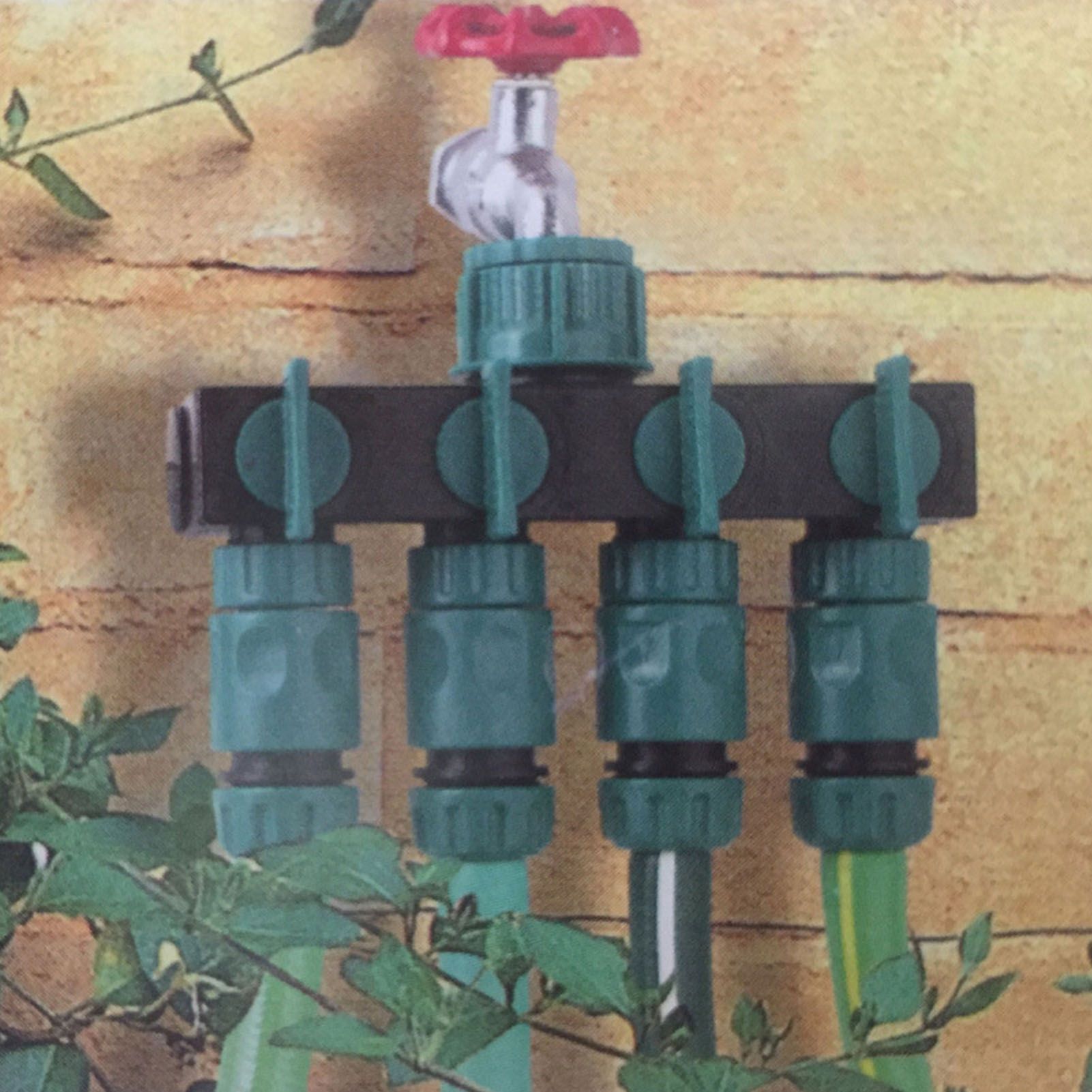4 Way Water Splitter Garden Irrigation Watering Adapter Hose Connector for Garden Watering Lawn Maintenance European Faucet - Image 7