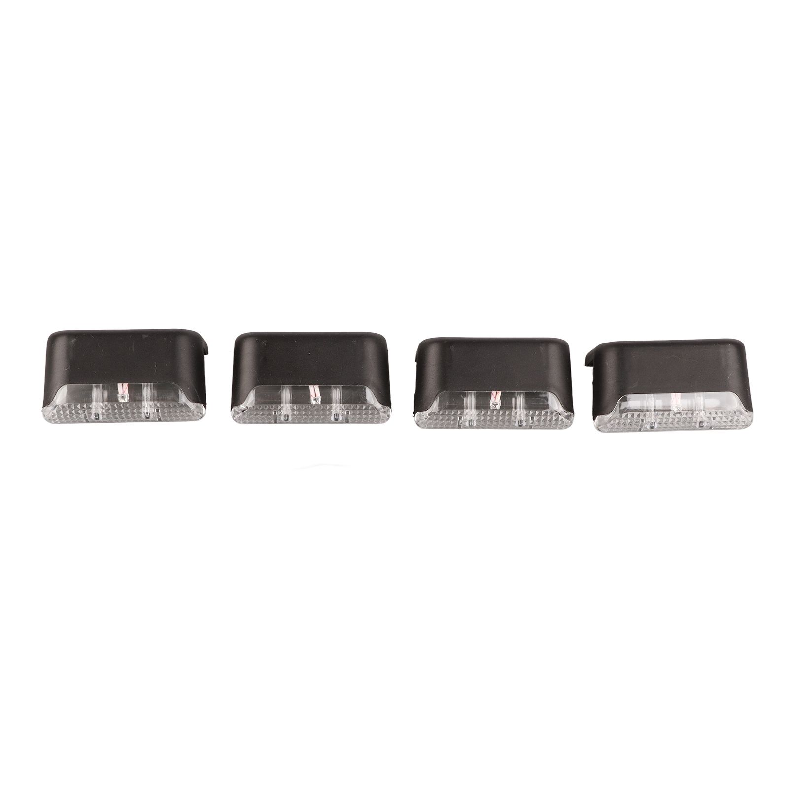 4 Pcs Solar Step Light White Lighting Waterproof High Strength Solar LED Deck Light Outdoor Stair Lamp - Image 7