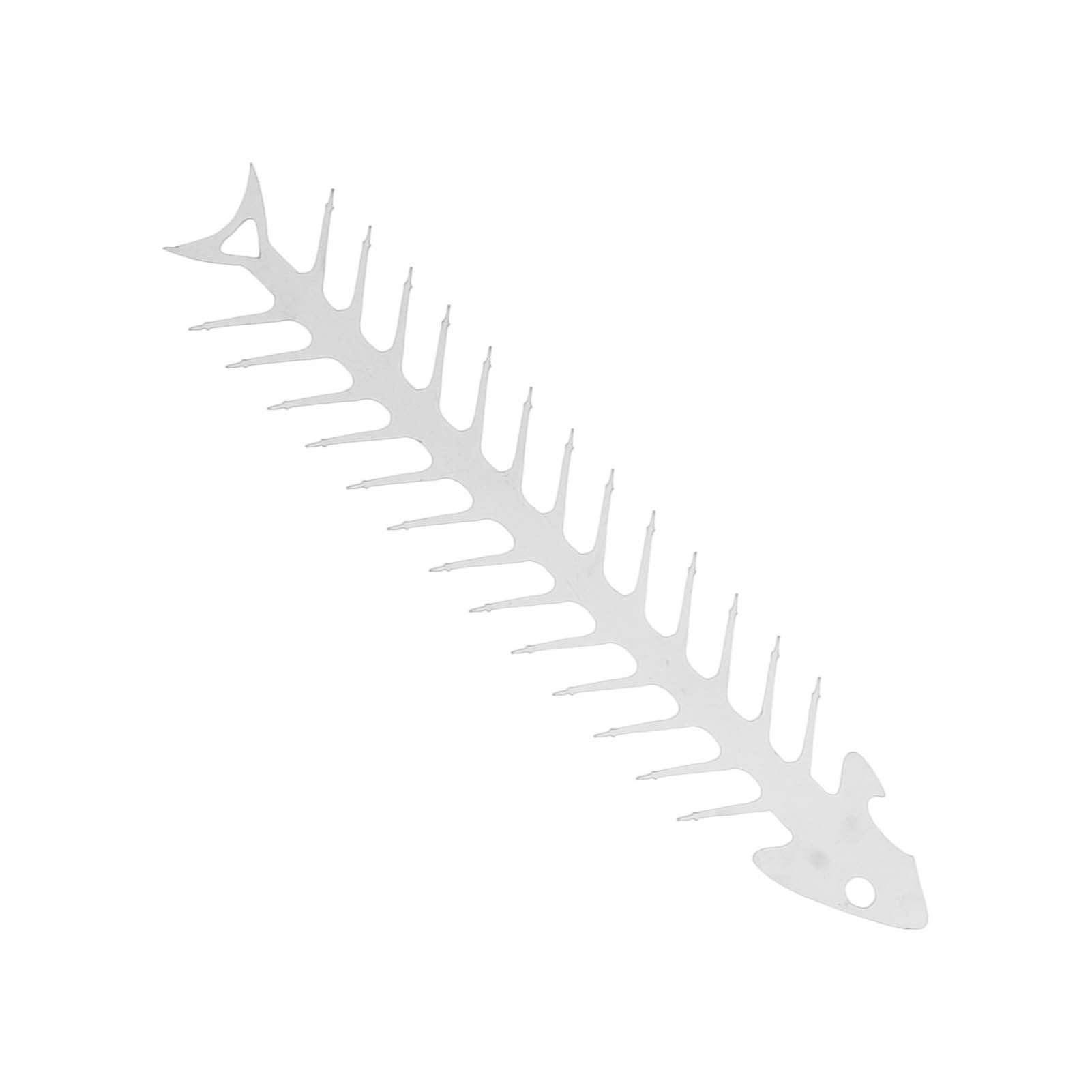 Flat Double Pronged Skewers Stainless Steel Reusable BBQ Skewers for Meet Kitchen Camping Fish Shape - Image 8