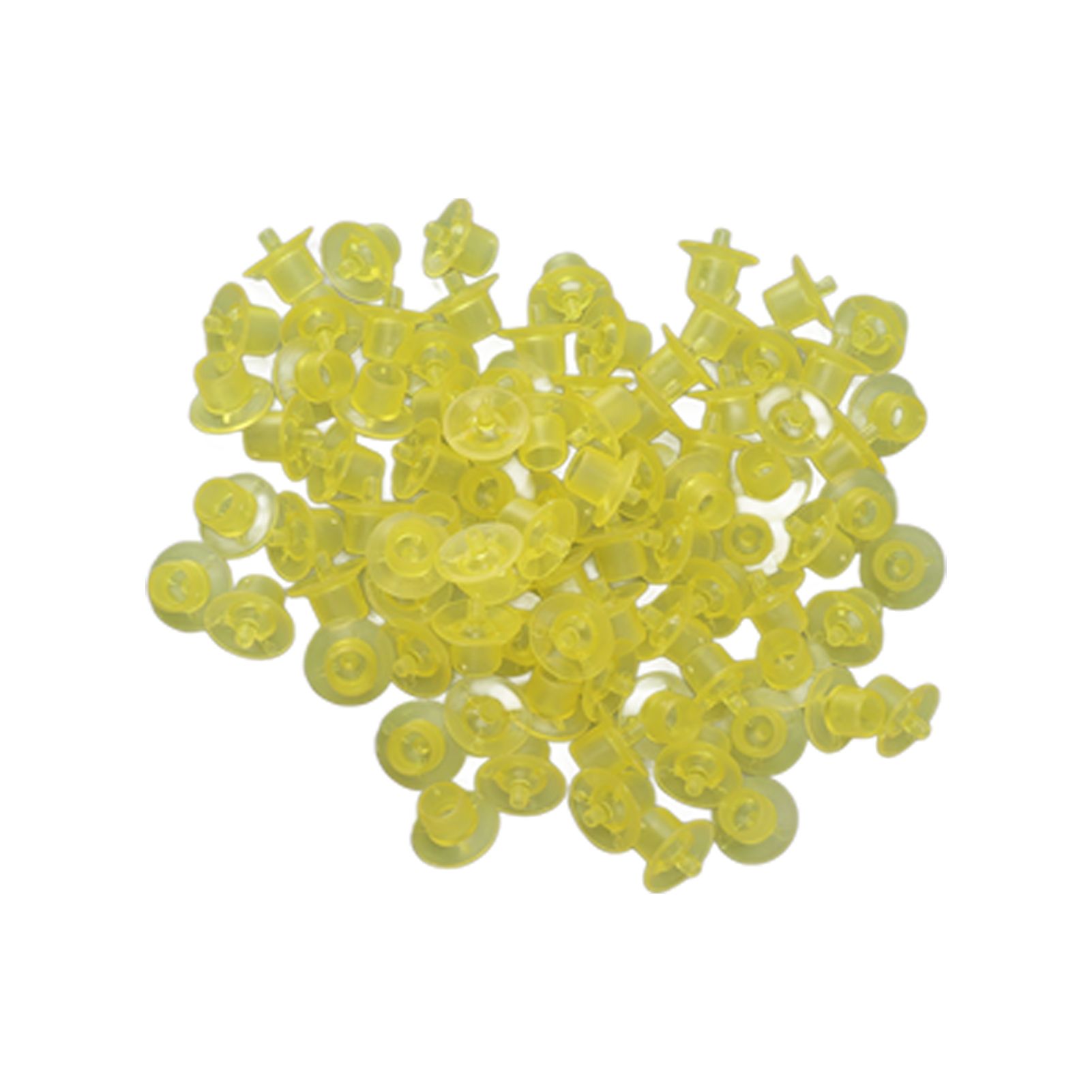 100PCS Queen Bee Rearing Cup Plastic Vivid Color Beekeeping Bee Cell Cup for Beekeeper Yellow - Image 3