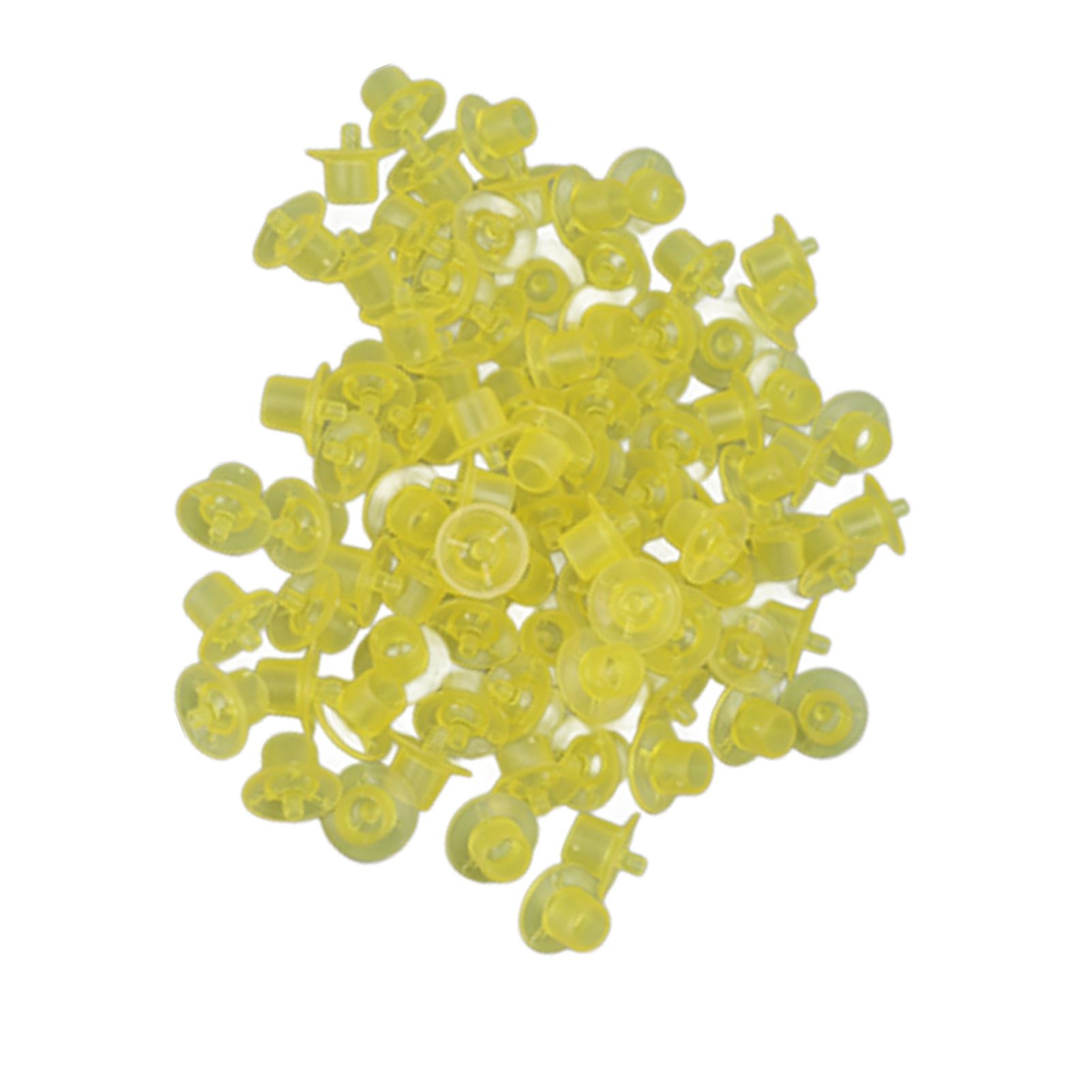 100PCS Queen Bee Rearing Cup Plastic Vivid Color Beekeeping Bee Cell Cup for Beekeeper Yellow - Image 4