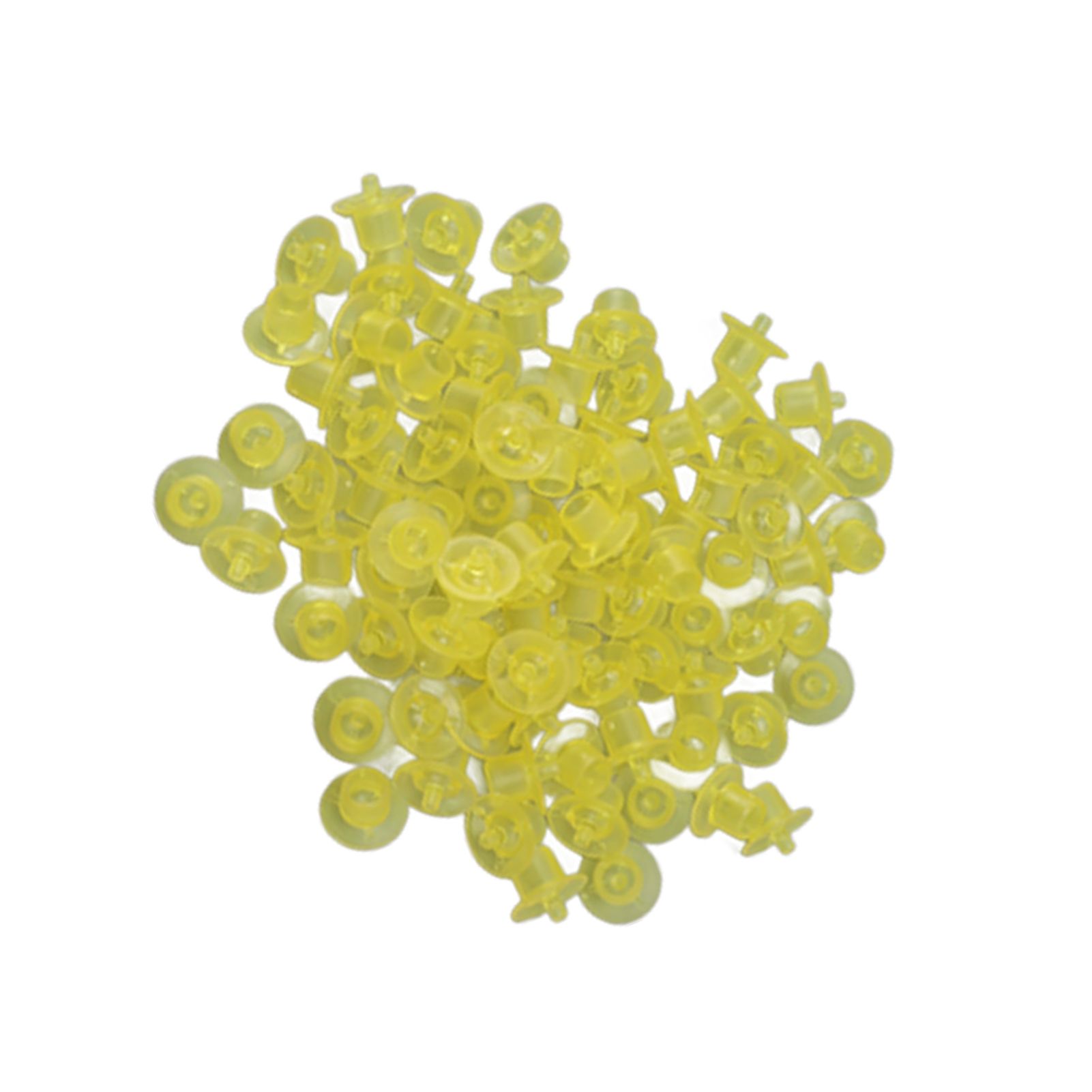 100PCS Queen Bee Rearing Cup Plastic Vivid Color Beekeeping Bee Cell Cup for Beekeeper Yellow - Image 5