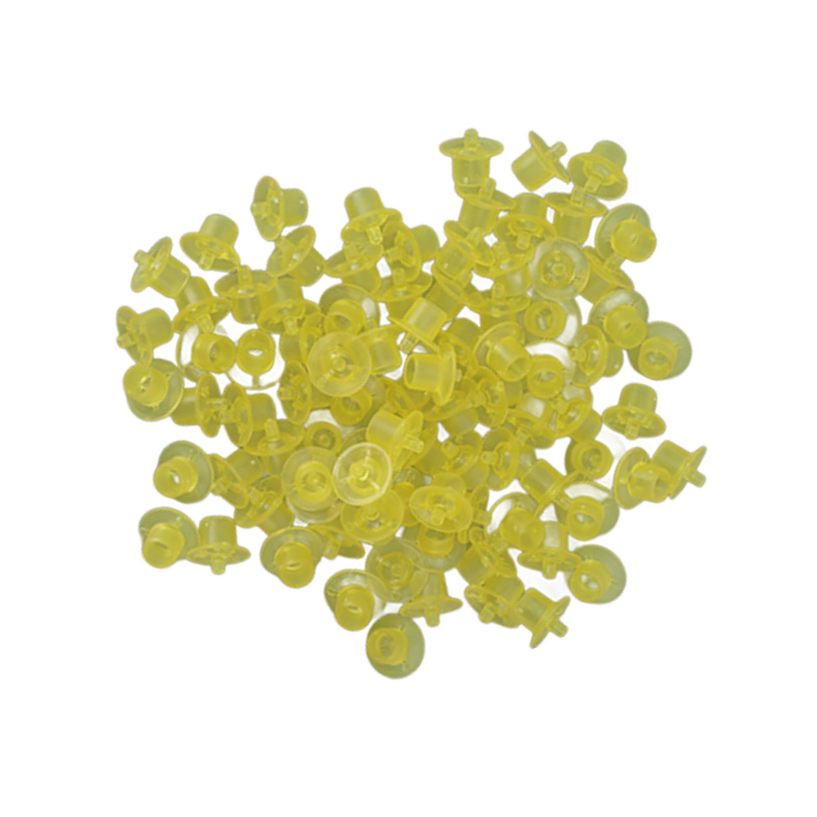 100PCS Queen Bee Rearing Cup Plastic Vivid Color Beekeeping Bee Cell Cup for Beekeeper Yellow - Image 7