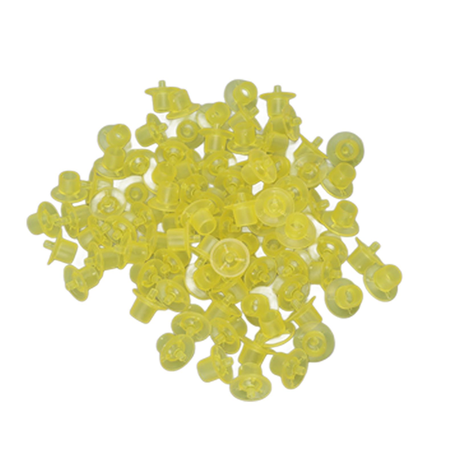 100PCS Queen Bee Rearing Cup Plastic Vivid Color Beekeeping Bee Cell Cup for Beekeeper Yellow - Image 8