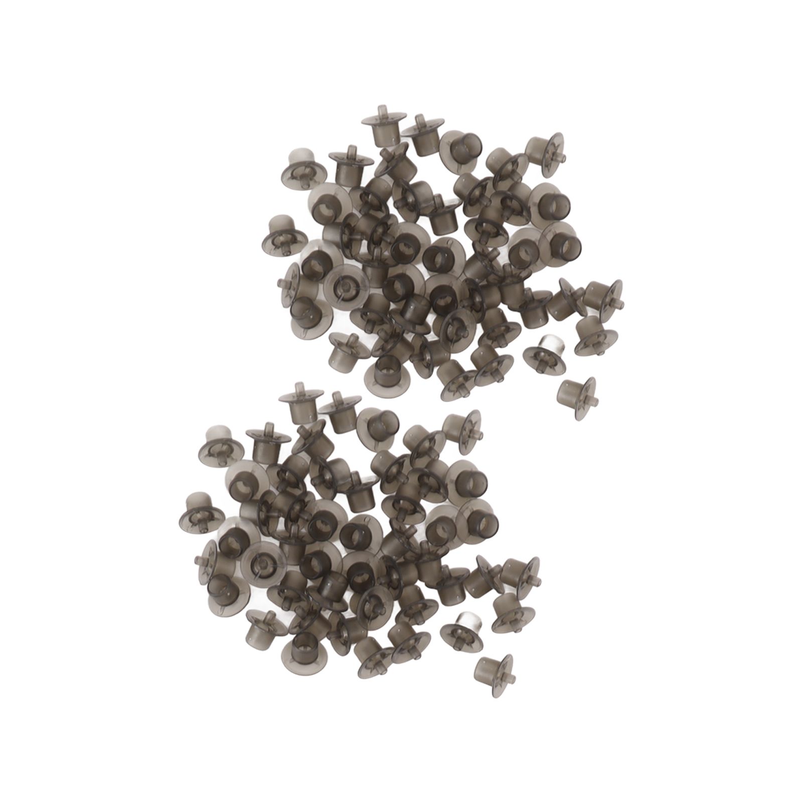 100PCS Queen Bee Rearing Cup Plastic Vivid Color Beekeeping Bee Cell Cup for Beekeeper Grey - Image 1