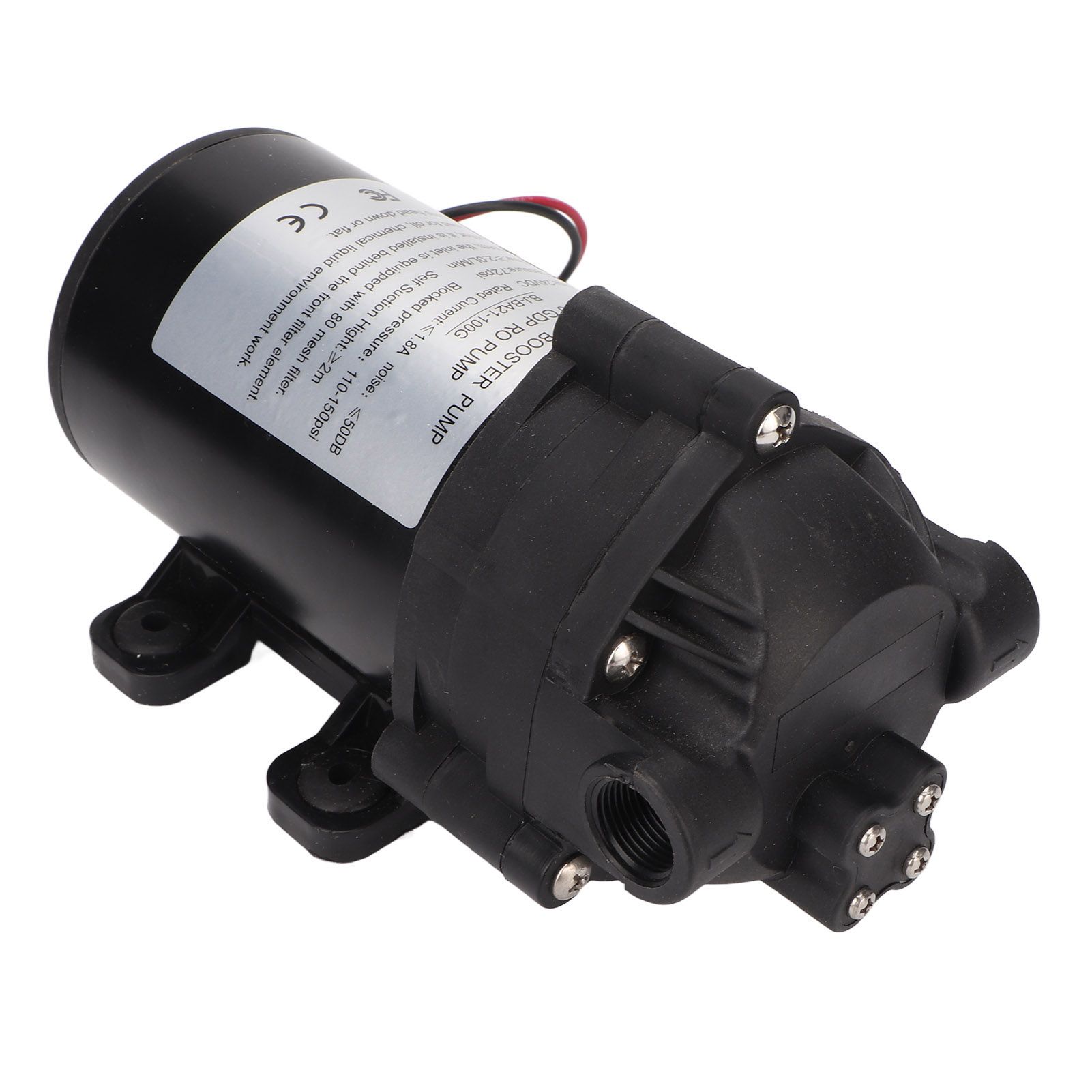 Self Priming Pump Water Booster Diaphragm Pressure G3/8 Female Thread Kitchen Bath Fixtures - Image 2