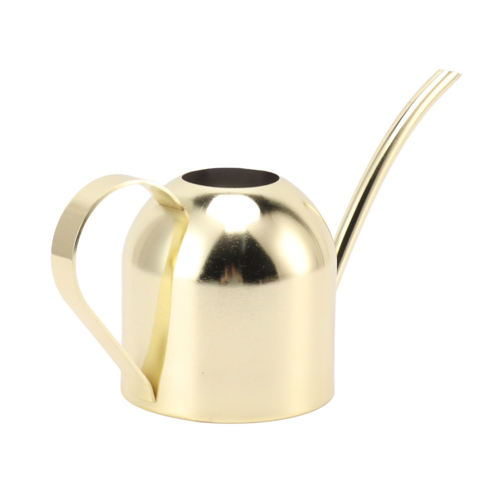 Watering Can Stainless Steel Sprinkling Pot Large Capacity Long Spout for Indoor Outdoor House Planting Gardening Gold - Image 5