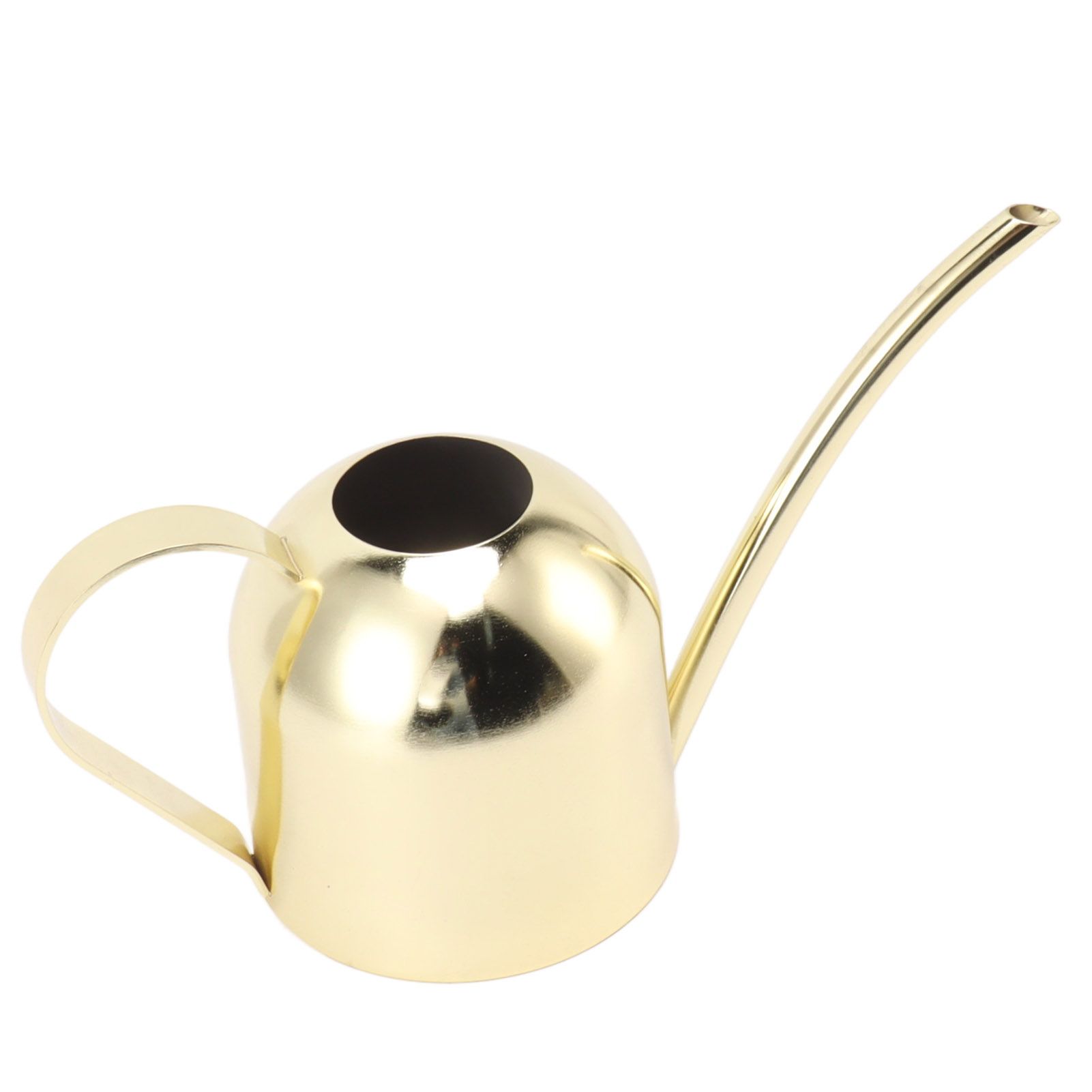 Watering Can Stainless Steel Sprinkling Pot Large Capacity Long Spout for Indoor Outdoor House Planting Gardening Gold - Image 6