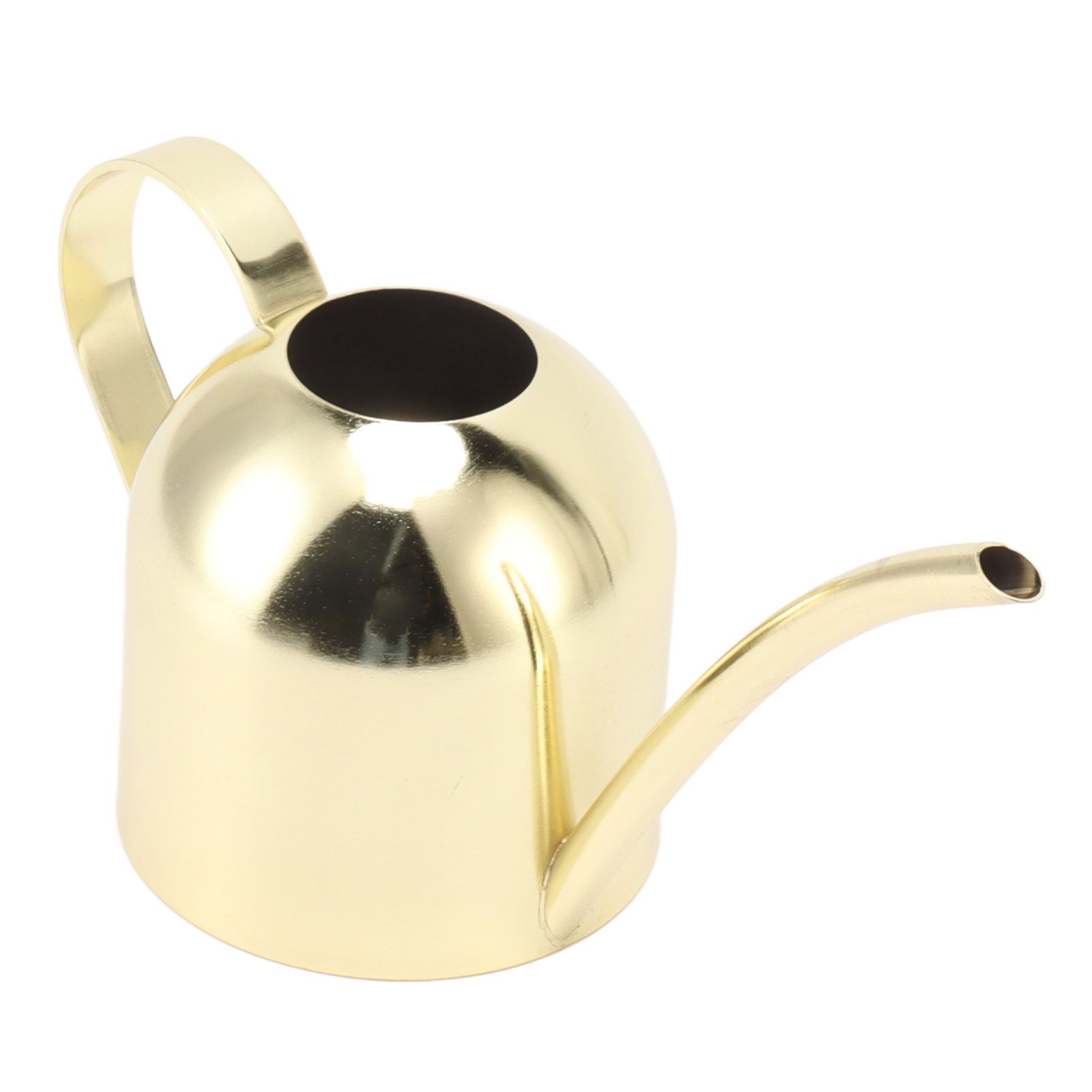 Watering Can Stainless Steel Sprinkling Pot Large Capacity Long Spout for Indoor Outdoor House Planting Gardening Gold - Image 8