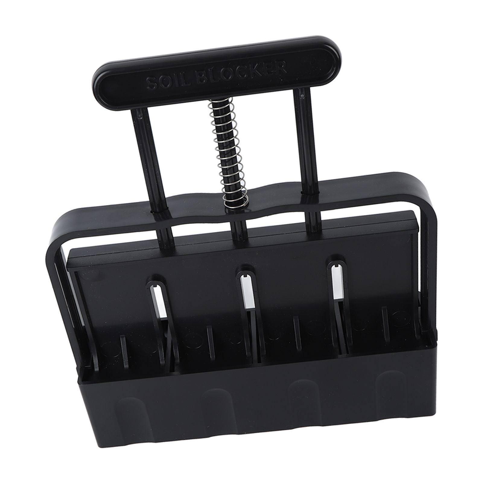 Soil Block Maker with Comfortable Handel ABS 4 Cell Soil Blocking Tool for Seed Starting Germination - Image 4