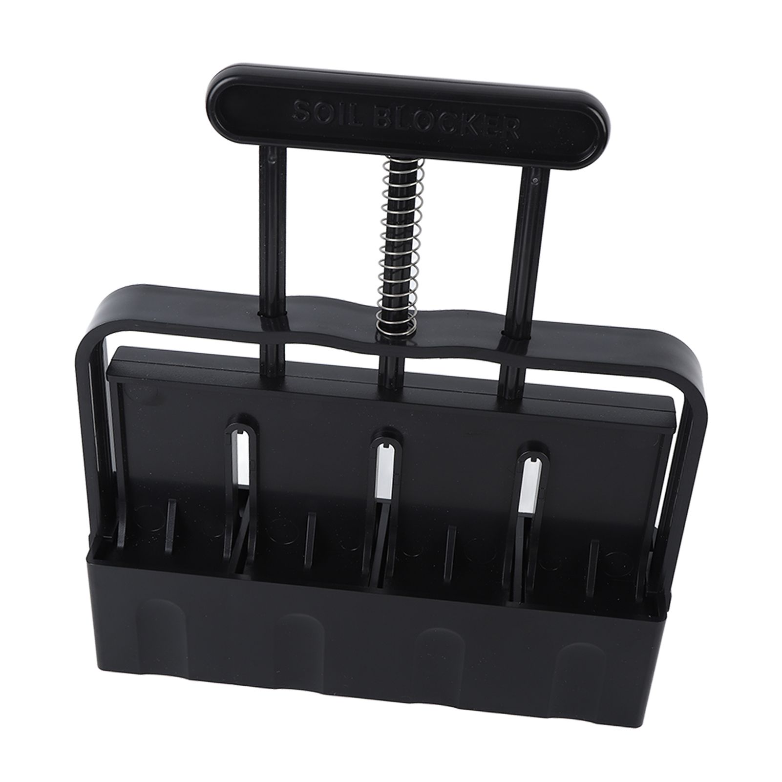 Soil Block Maker with Comfortable Handel ABS 4 Cell Soil Blocking Tool for Seed Starting Germination - Image 5