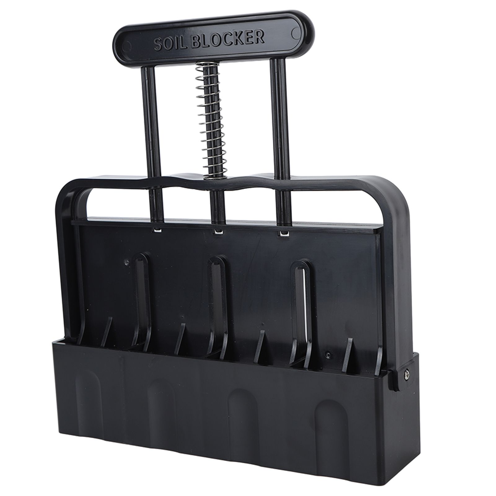 Soil Block Maker with Comfortable Handel ABS 4 Cell Soil Blocking Tool for Seed Starting Germination - Image 7