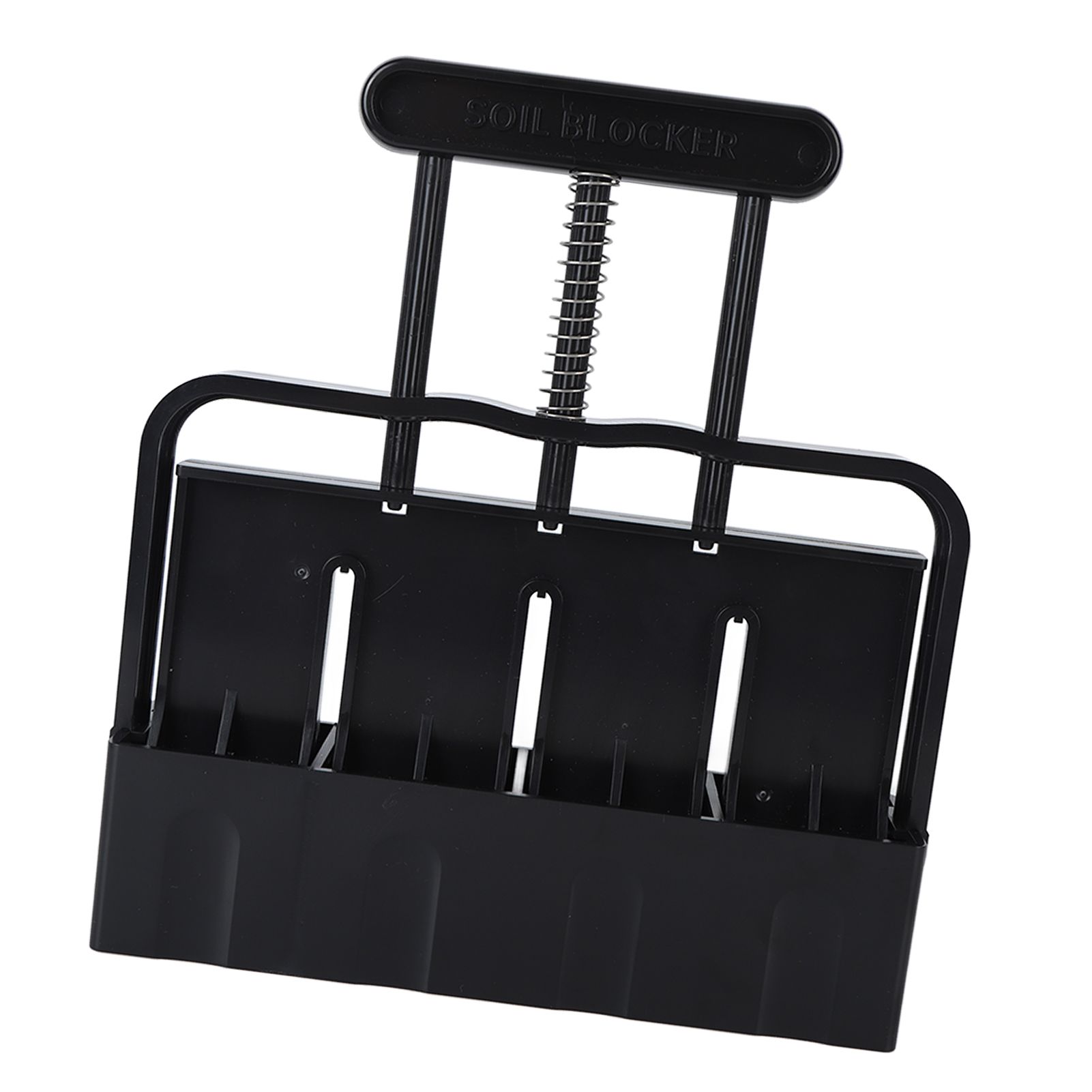 Soil Block Maker with Comfortable Handel ABS 4 Cell Soil Blocking Tool for Seed Starting Germination - Image 8