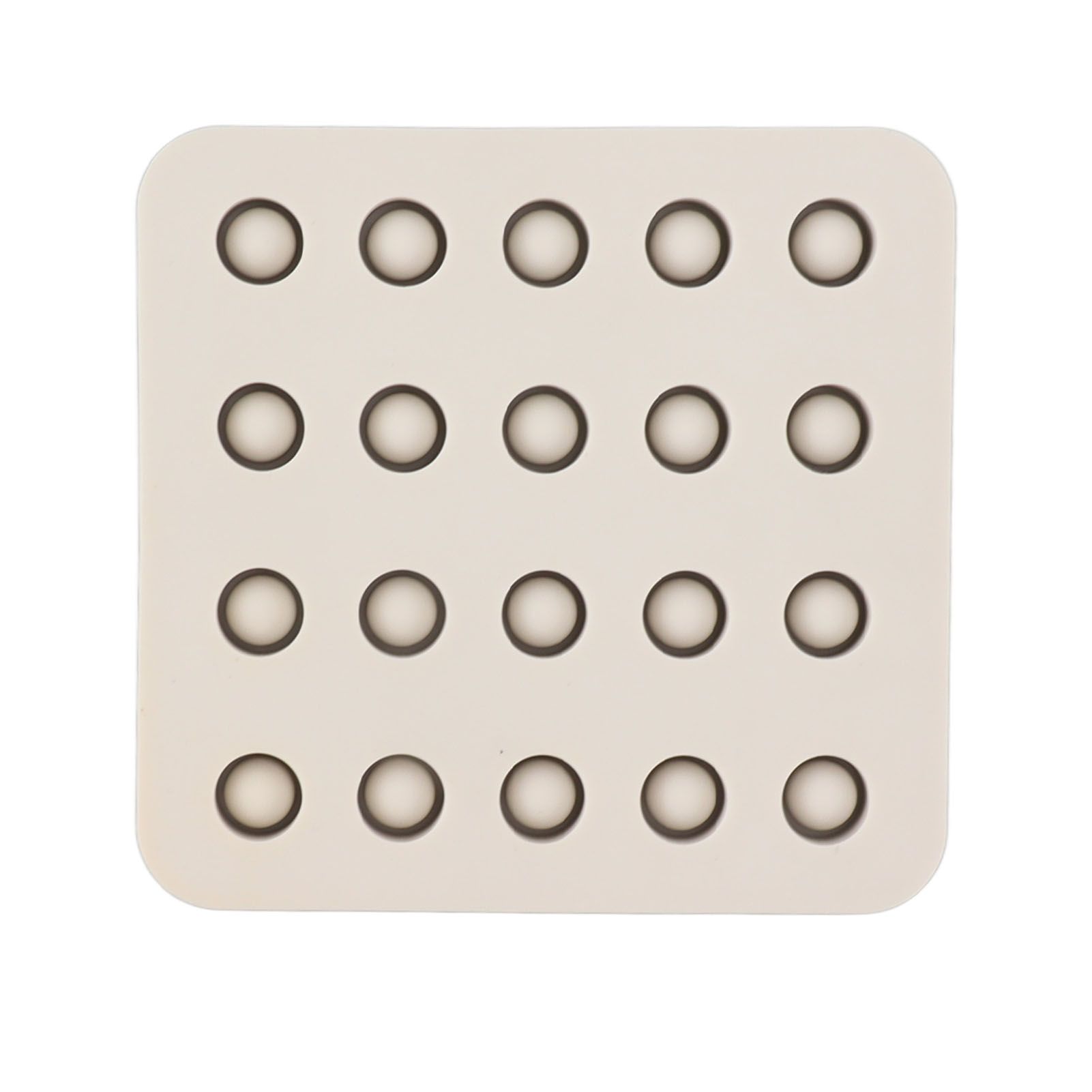 Wax Queen Grafting Cups Silicone Mold Beekeeping Beeswax Queen Cell Cups Making Mold 4 Rows 96x92x14mm - Image 1