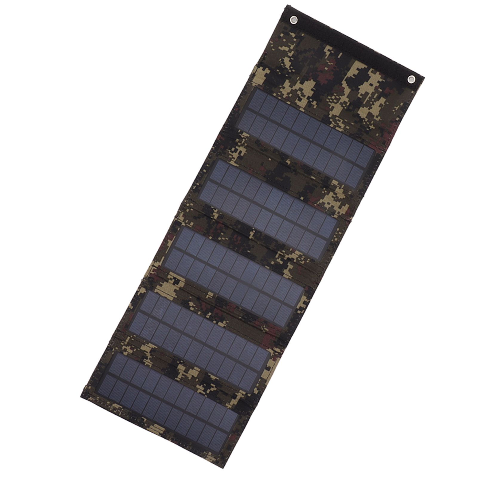 50W Portable Solar Panel Bag Monocrystalline Silicon 5 Folding Solar Panel Case for Outdoor Emergency Camouflage - Image 3
