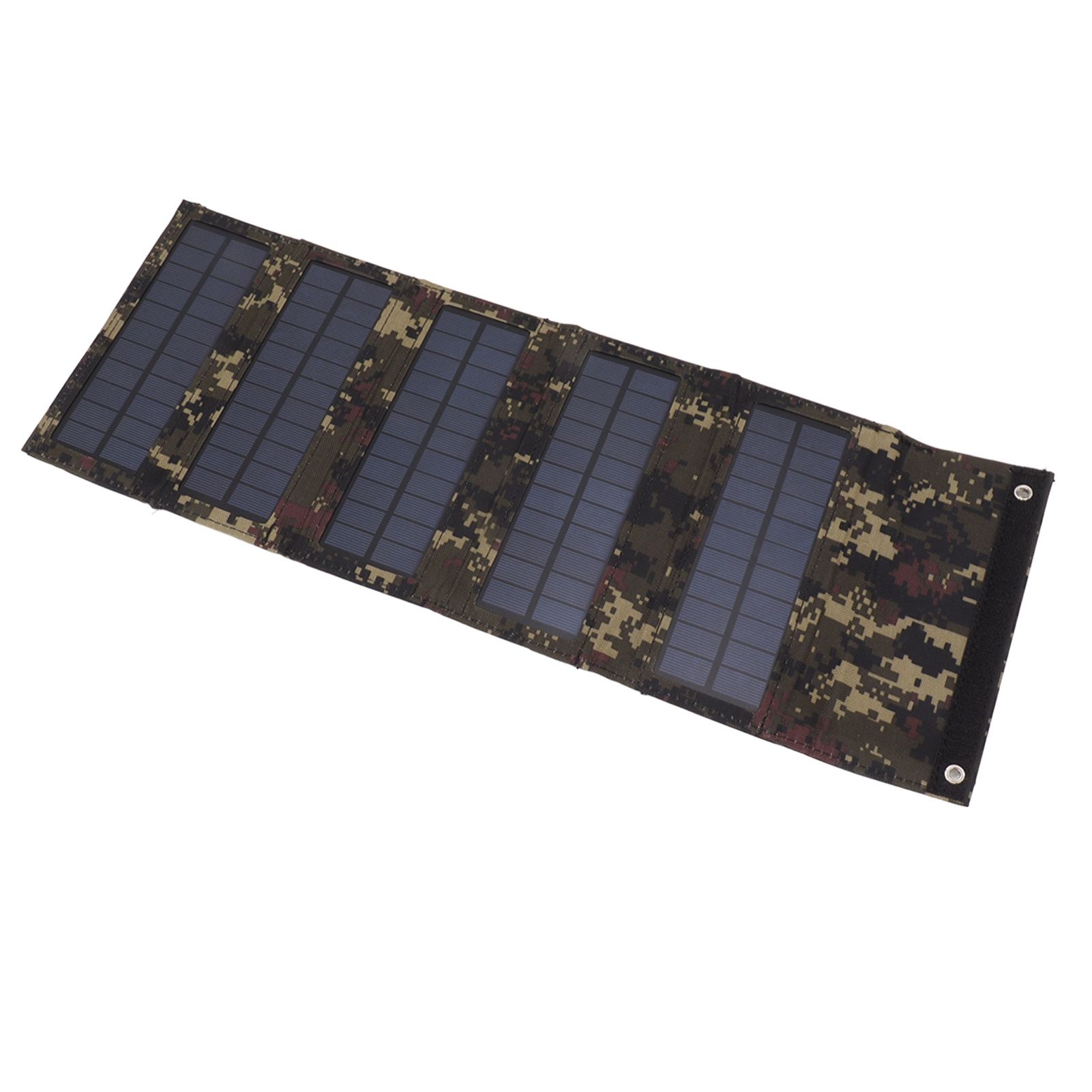 50W Portable Solar Panel Bag Monocrystalline Silicon 5 Folding Solar Panel Case for Outdoor Emergency Camouflage - Image 6