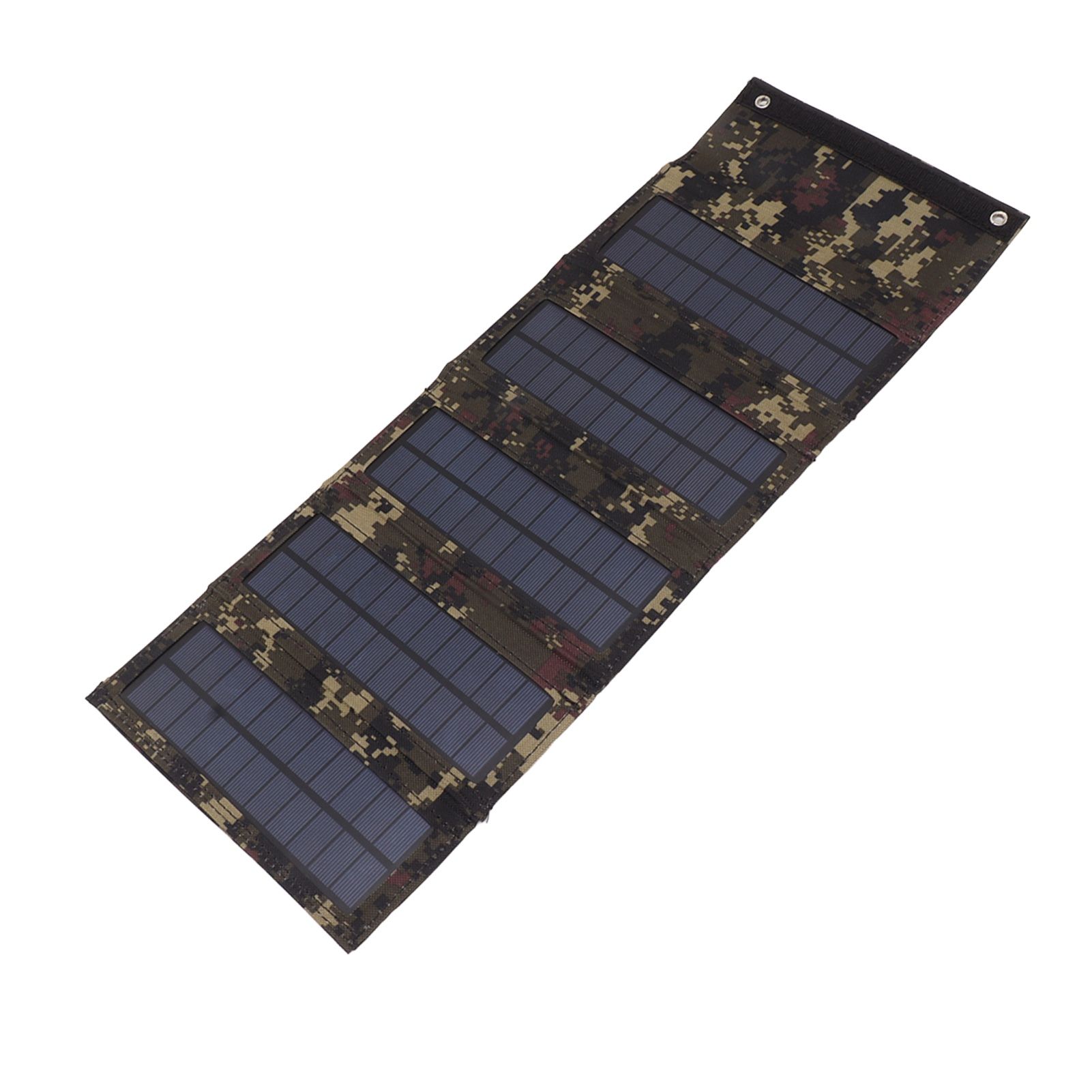 50W Portable Solar Panel Bag Monocrystalline Silicon 5 Folding Solar Panel Case for Outdoor Emergency Camouflage - Image 8