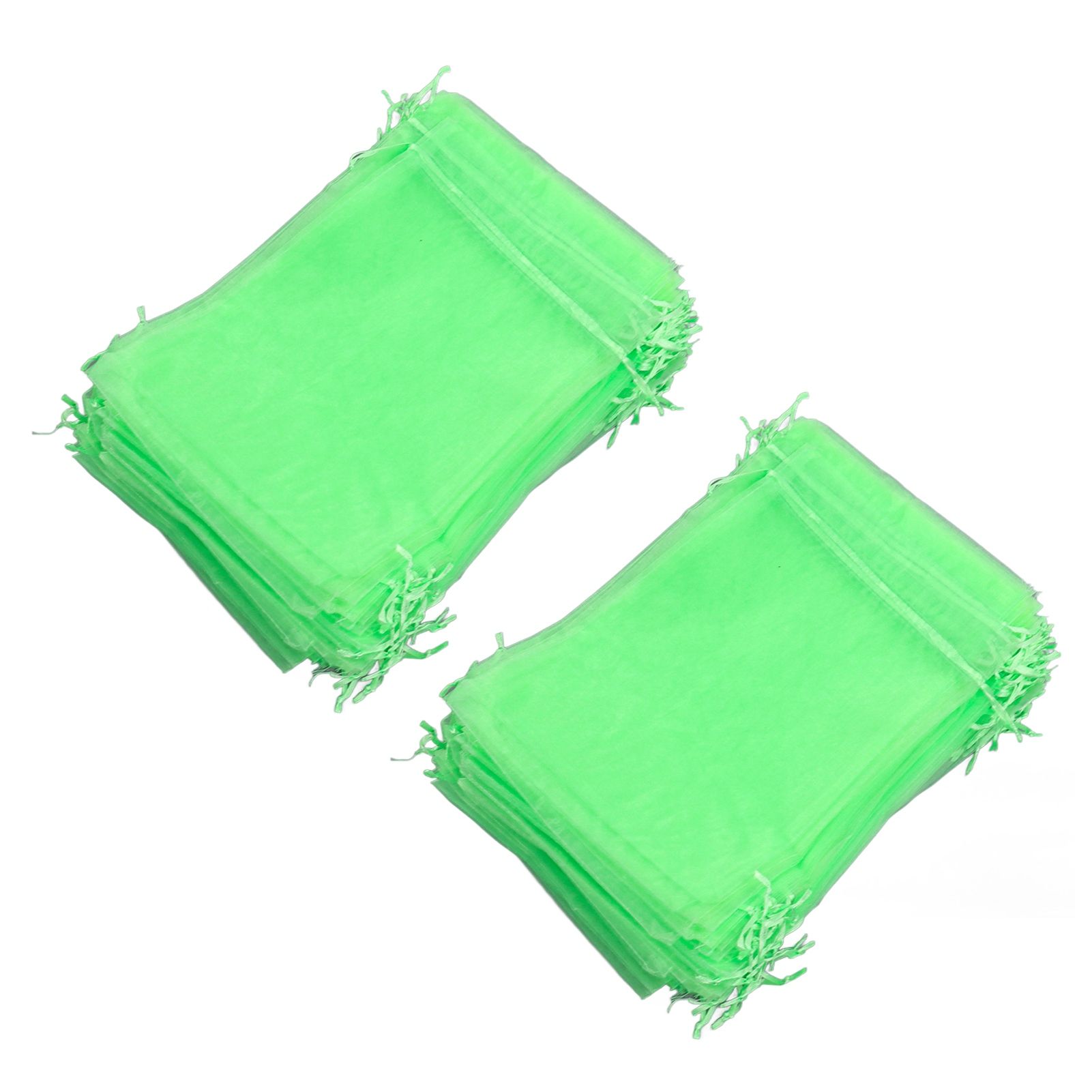 100PCS Fruit Protection Netting Bag Reusable Garden Mesh Barrier Bag for Plant Flower Fruit Trees Green 7x9cm/2.8x3.5in - Image 2